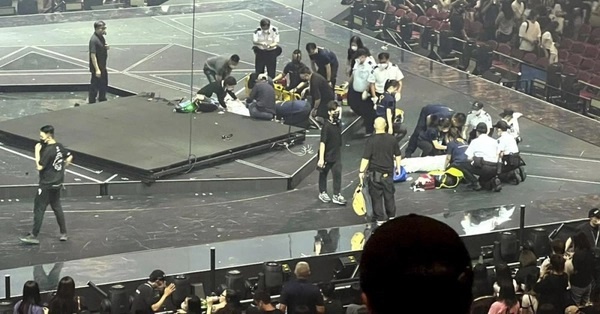 vũ công bị liệt do màn hình rơi ảnh 2 vu cong bi liet do man hinh roi anh 2