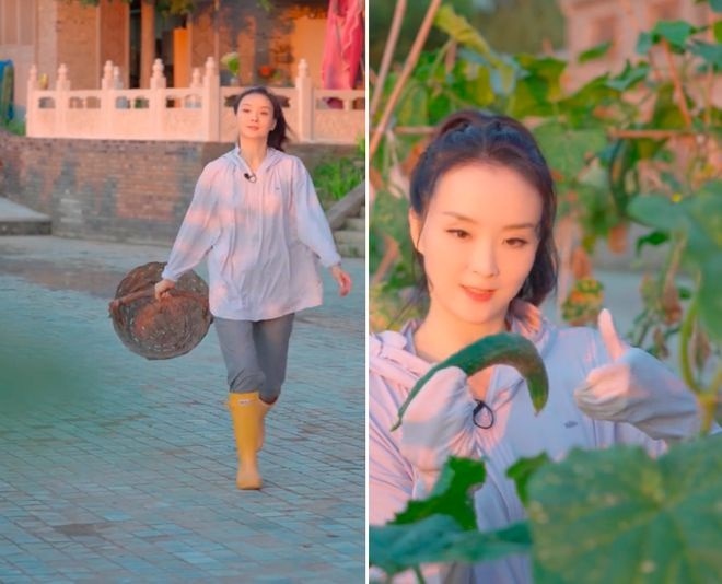 Tinh Nhi cach cach vuong diem bi che gia tao khi lam nong dan anh 1