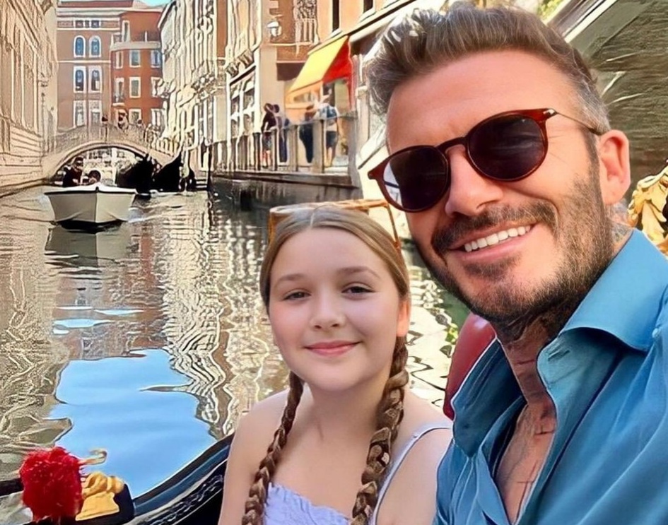 Harper Beckham lai moto nuoc o tuoi 11 hinh anh