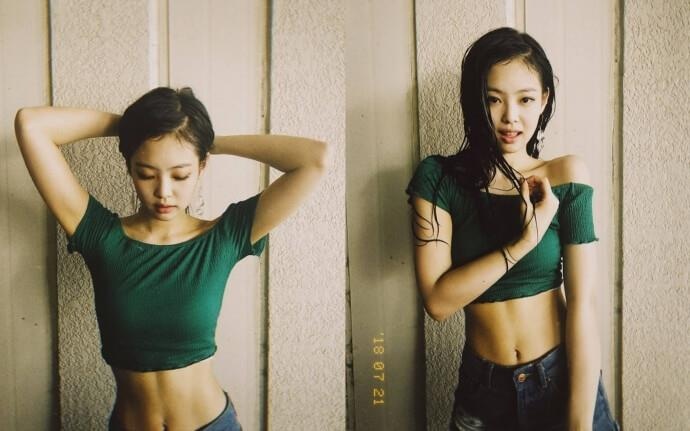 Thoi trang khoe vong eo con kien cua cong chua Kpop moi hinh anh