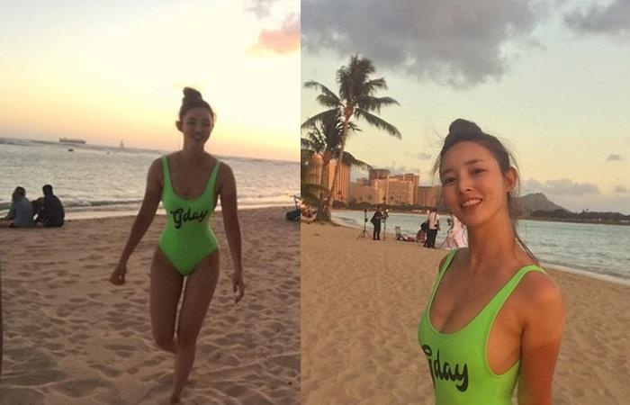 Nguoi dep Han,  bikini,  ao tam mot manh anh 5