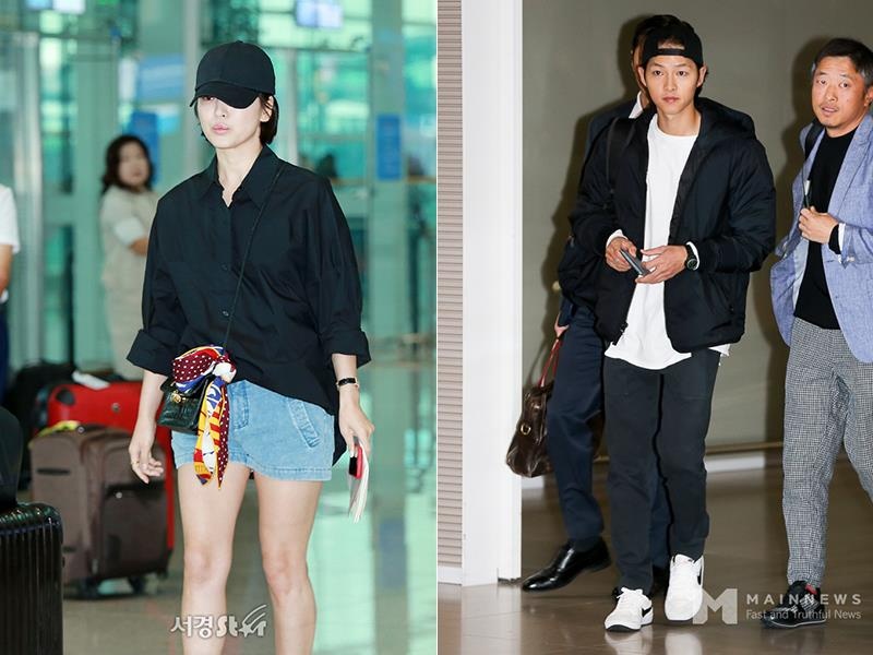Thoi trang cua Song Hye Kyo - Song Joong Ki khi con la vo chong anh 9