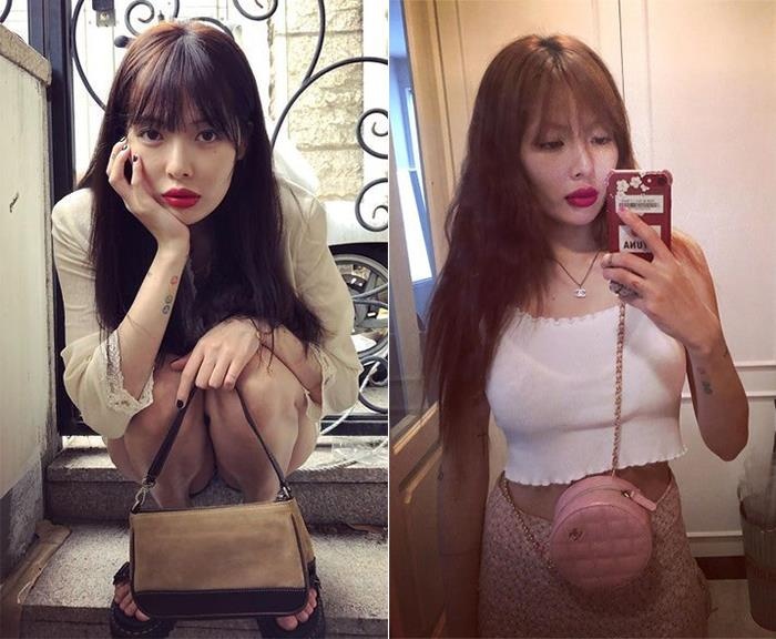 Kieu nu goi cam Kpop HyunA dien bodysuit khoet nguc sau anh 7