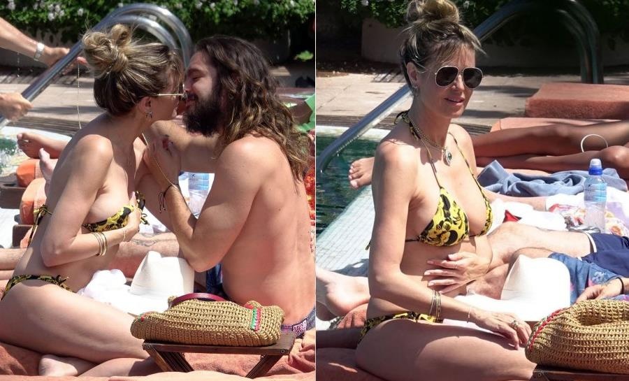 Chồng trẻ kém 17 tuổi chụp ảnh Heidi Klum trên giường ảnh 2 Chong tre kem 17 tuoi chup anh Heidi Klum tren giuong anh 2