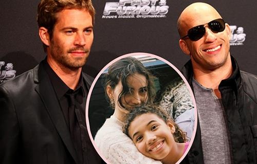 Con gai cua Paul Walker va Vin Diesel than thiet hinh anh