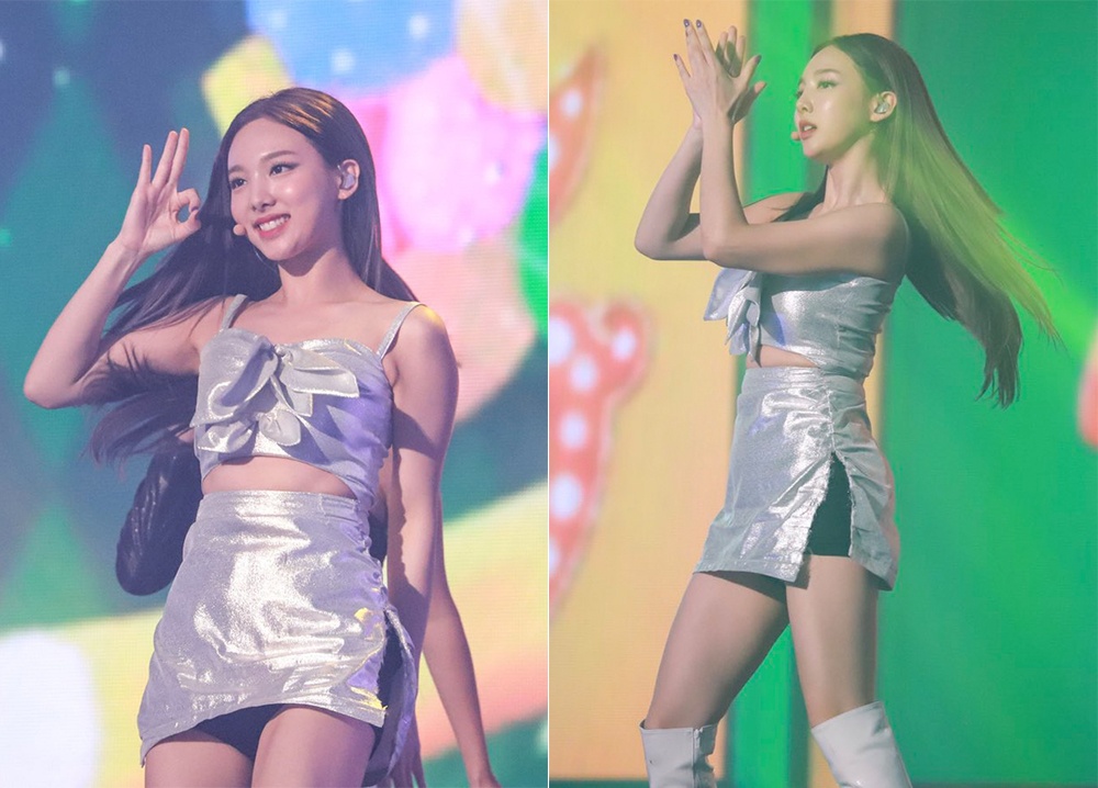 Nayeon mặc váy rách ảnh 1 Nayeon mac vay rach anh 1