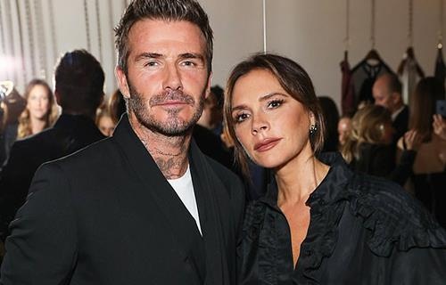 Vo chong David Beckham quan quyt khong roi hinh anh