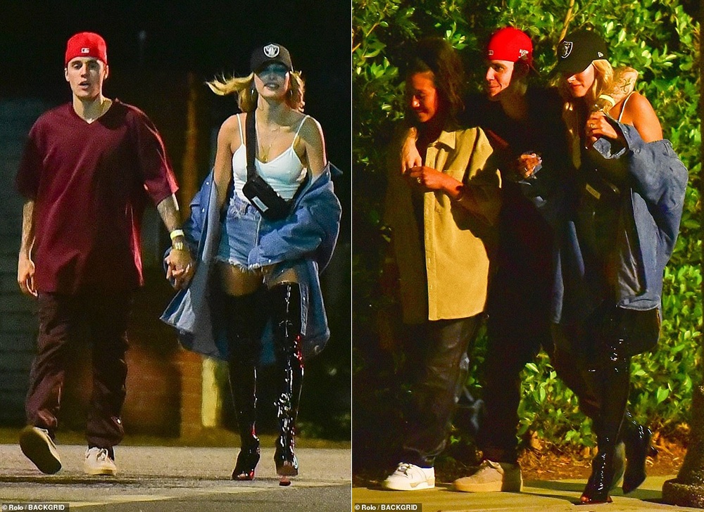 Vo Justin Bieber mac goi cam di choi toi anh 1