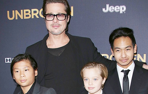 Brad Pitt bi don ngay cang xa cach voi con nuoi hinh anh