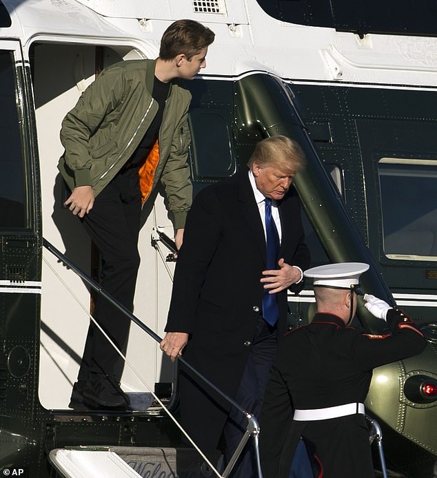 Barron Trump cao lớn ảnh 2 Barron Trump cao lon anh 2