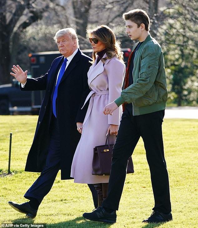 Barron Trump cao lớn ảnh 4 Barron Trump cao lon anh 4
