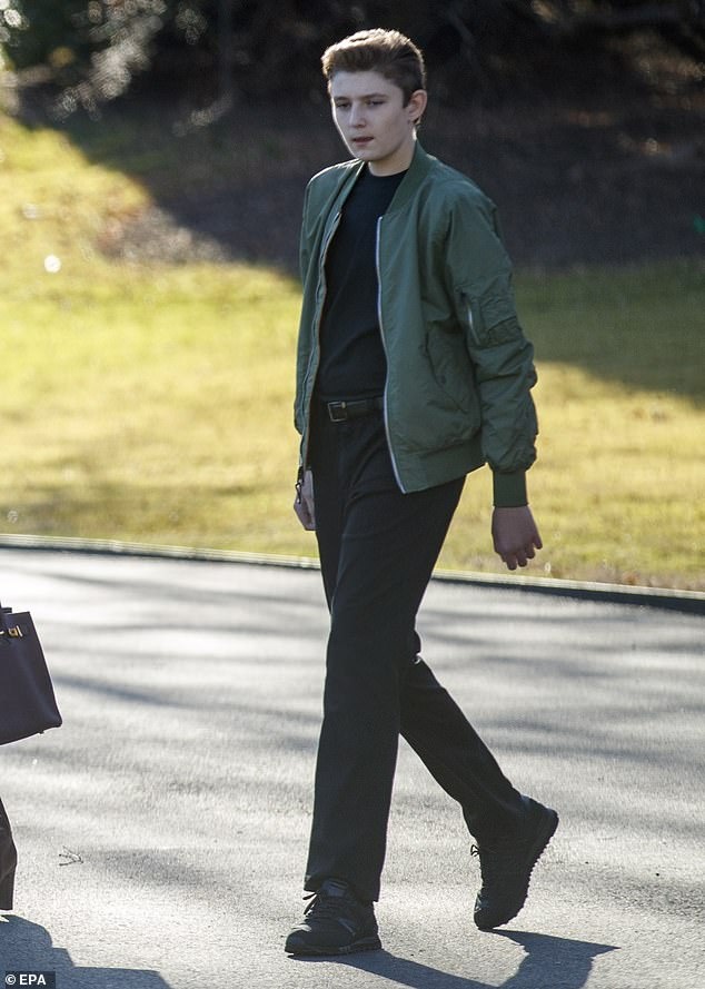 Barron Trump cao lớn ảnh 5 Barron Trump cao lon anh 5