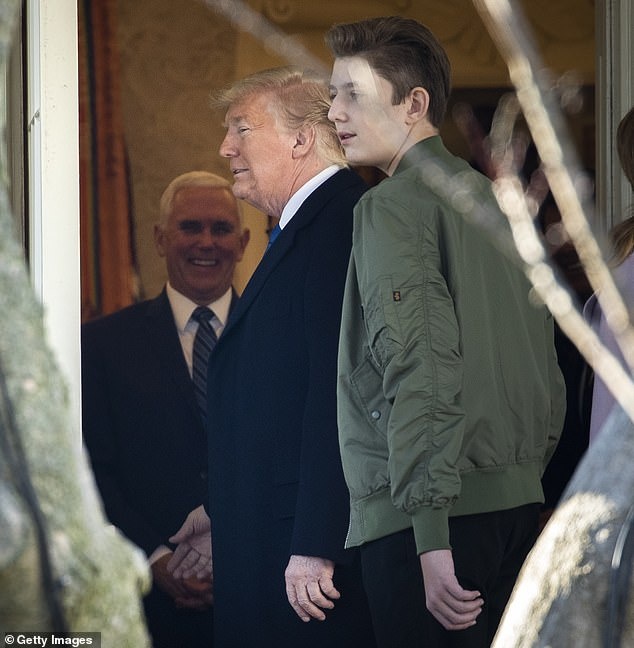Barron Trump cao lớn ảnh 8 Barron Trump cao lon anh 8