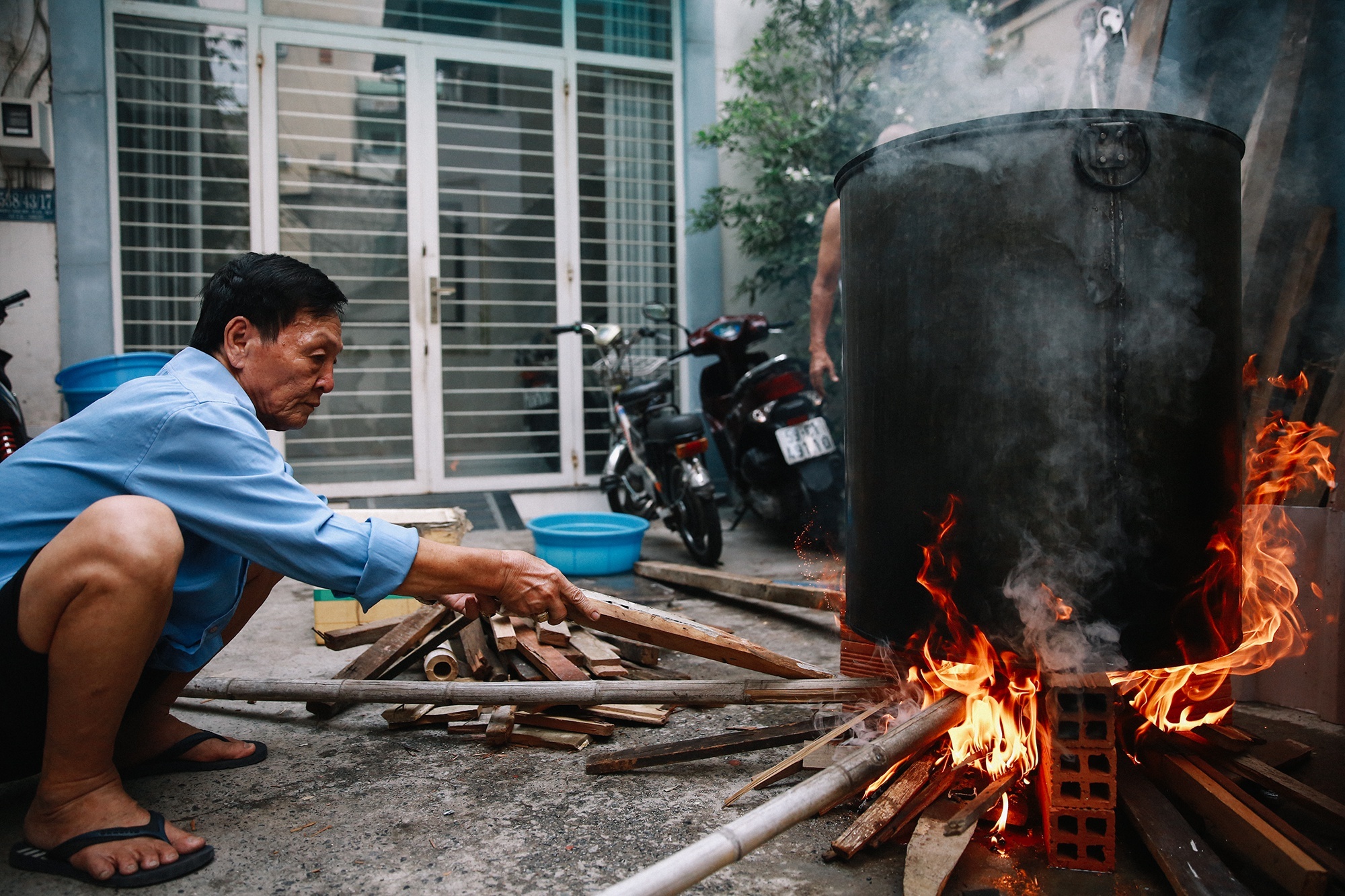 Nguoi TP.HCM giam goi banh chung vi gia thuc pham cao hinh anh