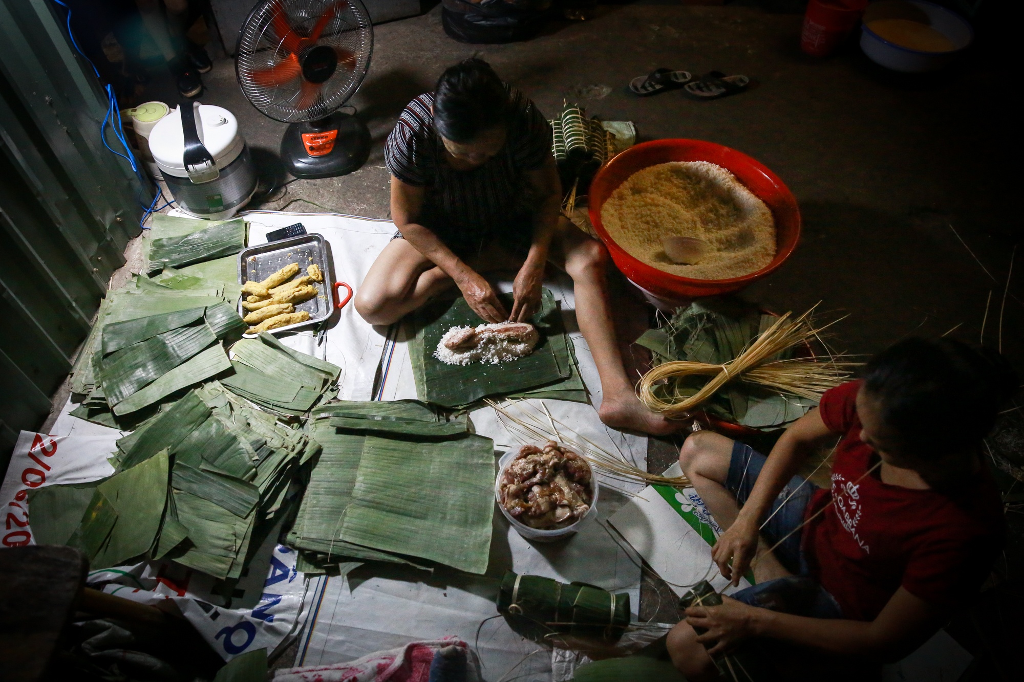 Nấu bánh chưng ngày Tết ảnh 10 Nau banh chung ngay Tet anh 10