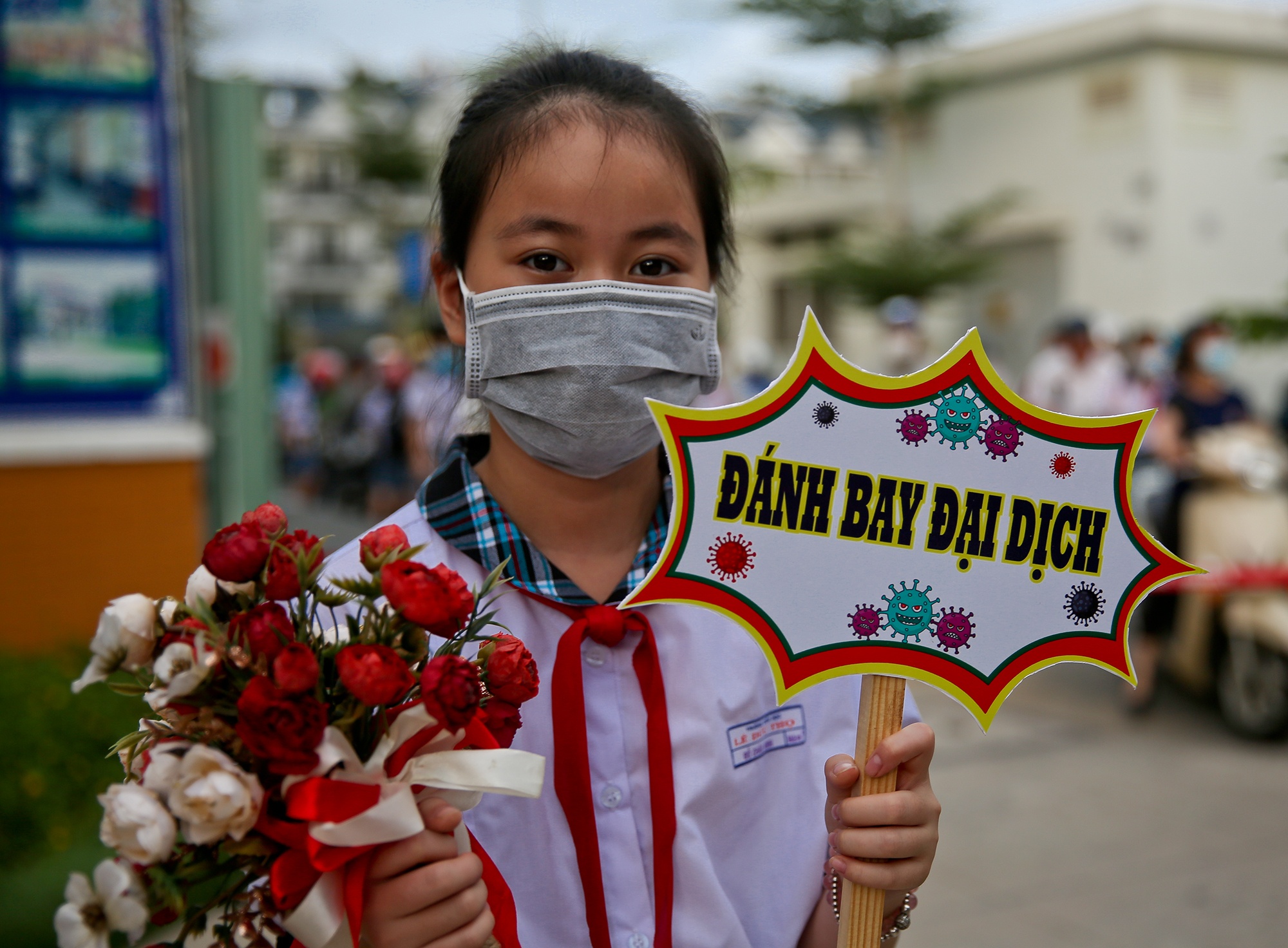 học sinh lớp 1 đi học lại ảnh 4 hoc sinh lop 1 di hoc lai anh 4