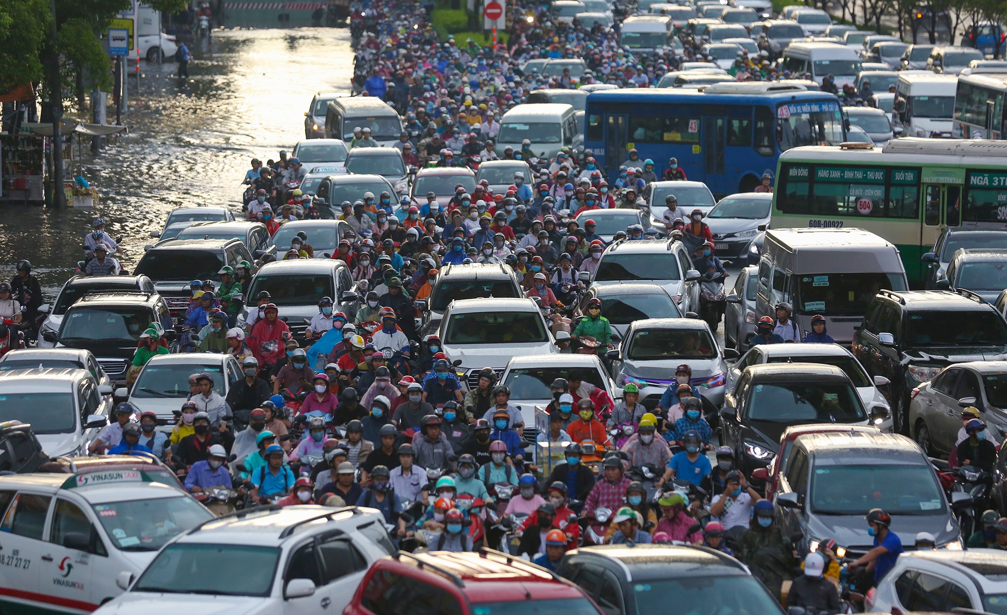 Mua lon khien cua ngo TP.HCM ket cung hinh anh