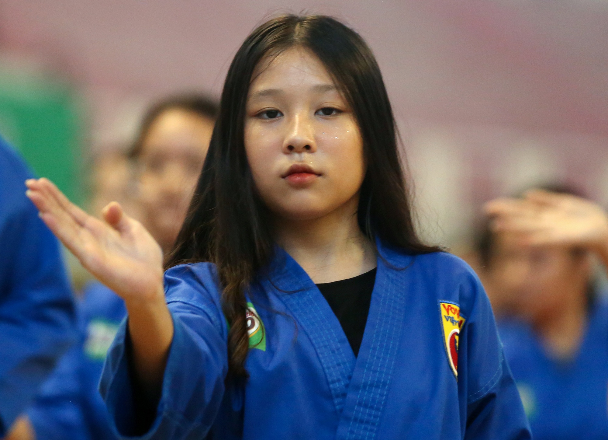 Vovinam hoc duong tro lai voi so luong VDV dong ky luc hinh anh