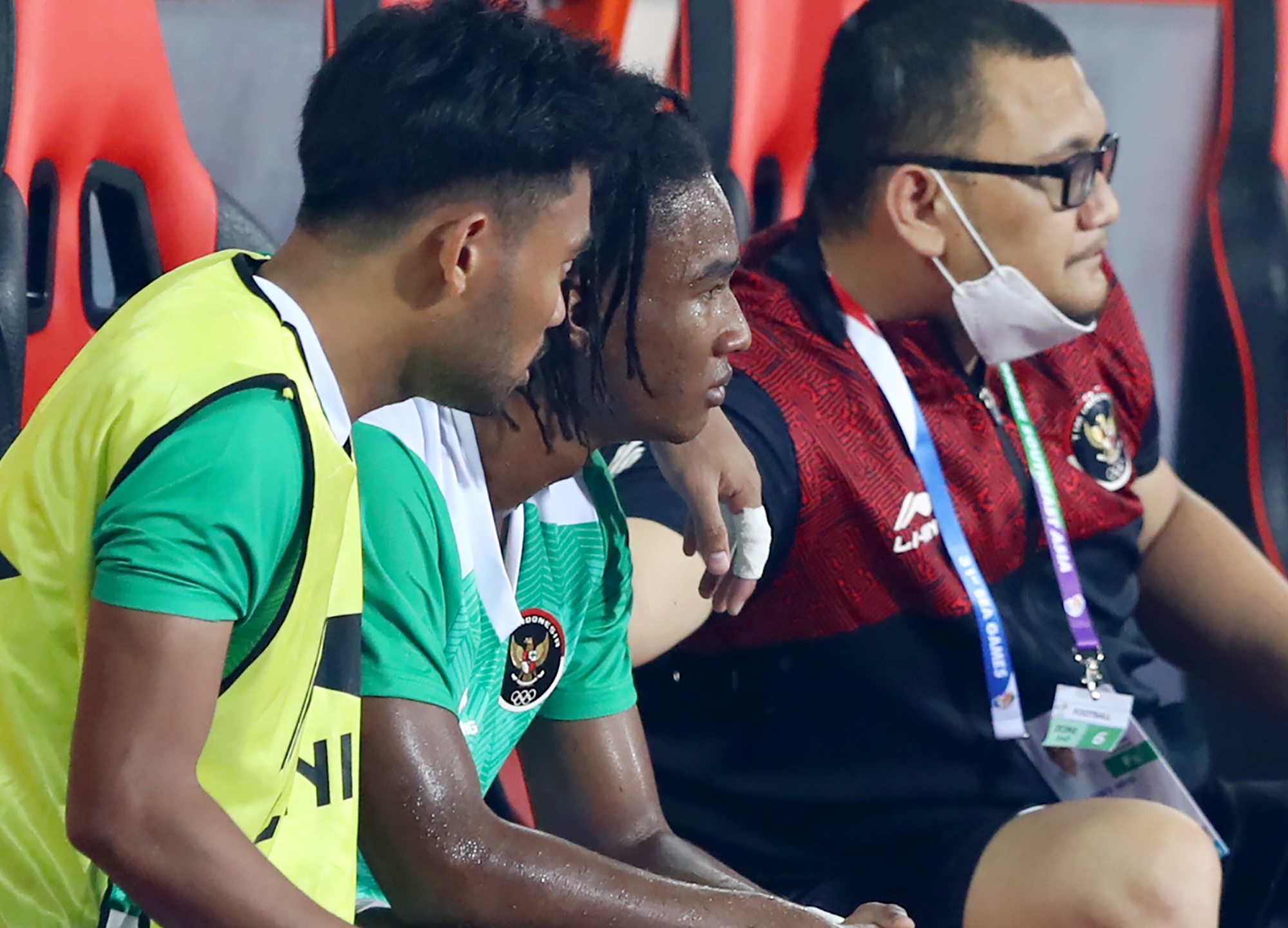 Ronaldo cua U23 Indonesia that vong khi thua Viet Nam hinh anh