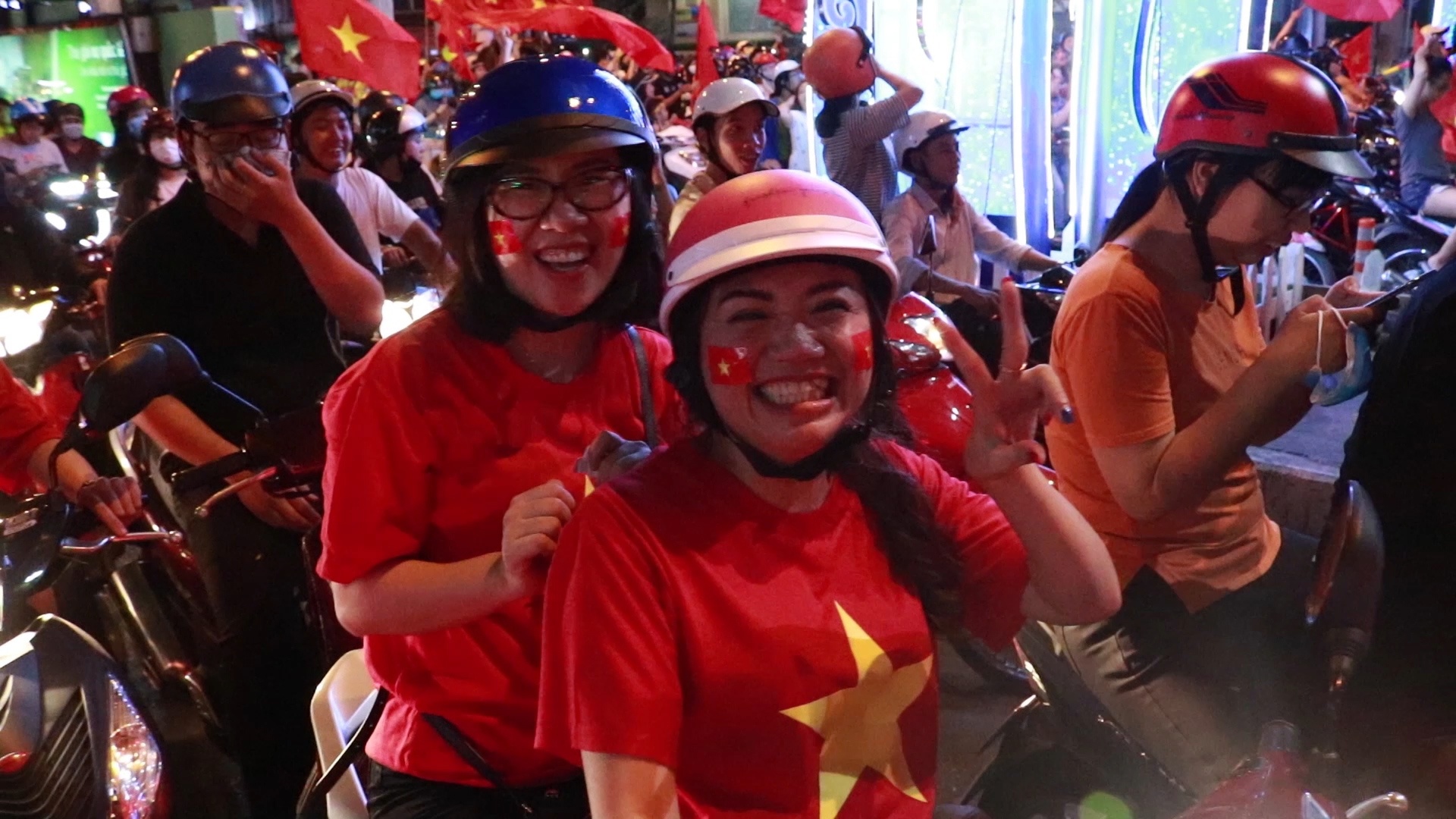 Nguoi Sai Gon an mung thanh tich cua U23 Viet Nam hinh anh