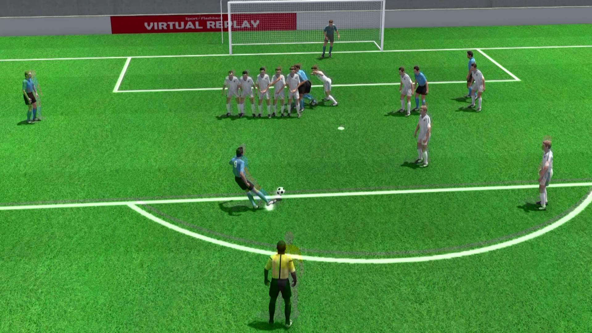 Suarez sut phat mo ty so cho Uruguay qua goc nhin 3D hinh anh