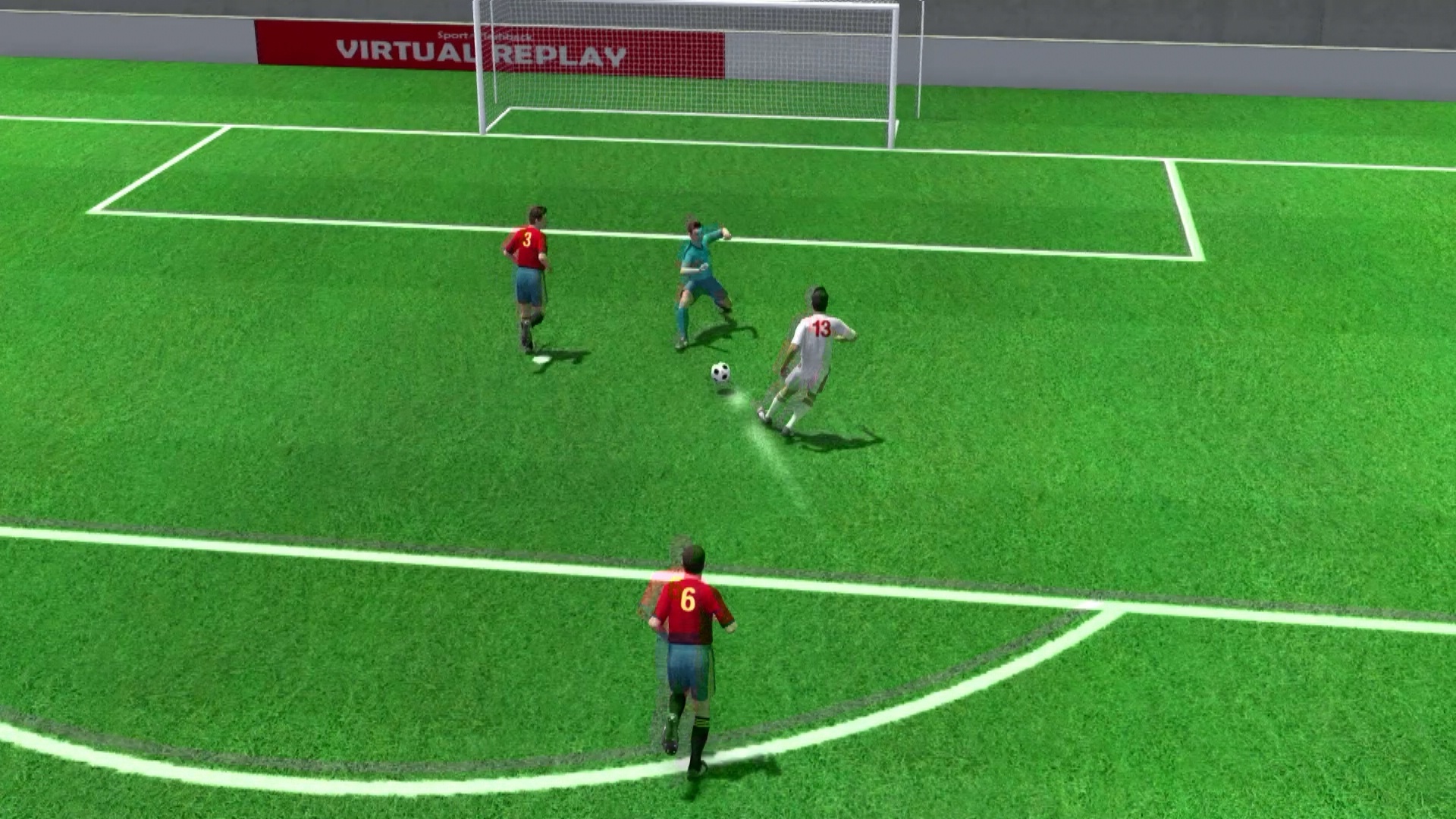 Hai ban thang dan truoc cua Morroco voi Tay Ban Nha qua goc nhin 3D hinh anh