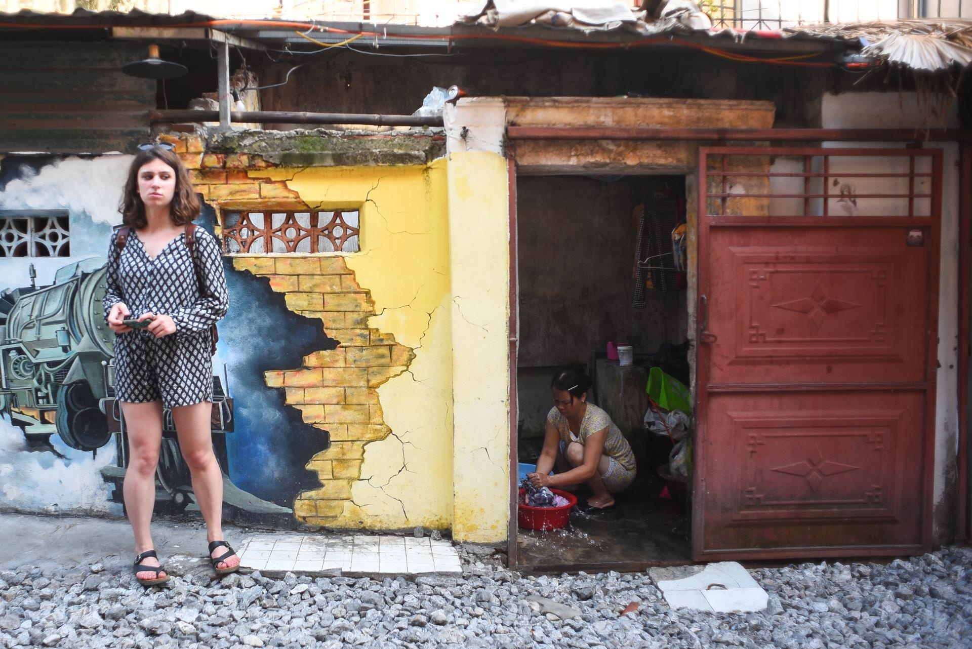 Phố du lịch đường tàu Hà Nội ảnh 23 Pho du lich duong tau Ha Noi anh 23