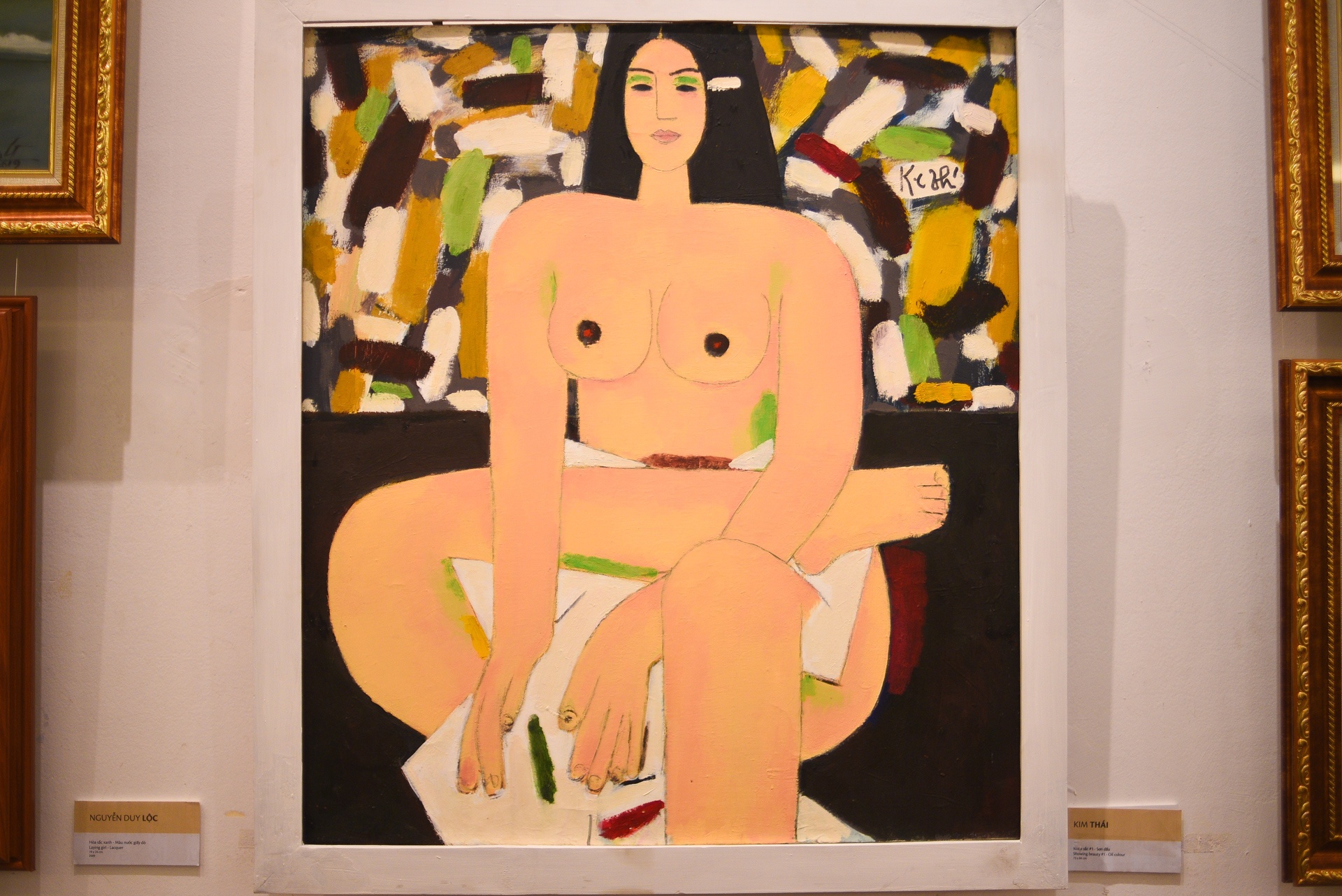 Trien lam tranh khoa than tai Ha Noi anh 4