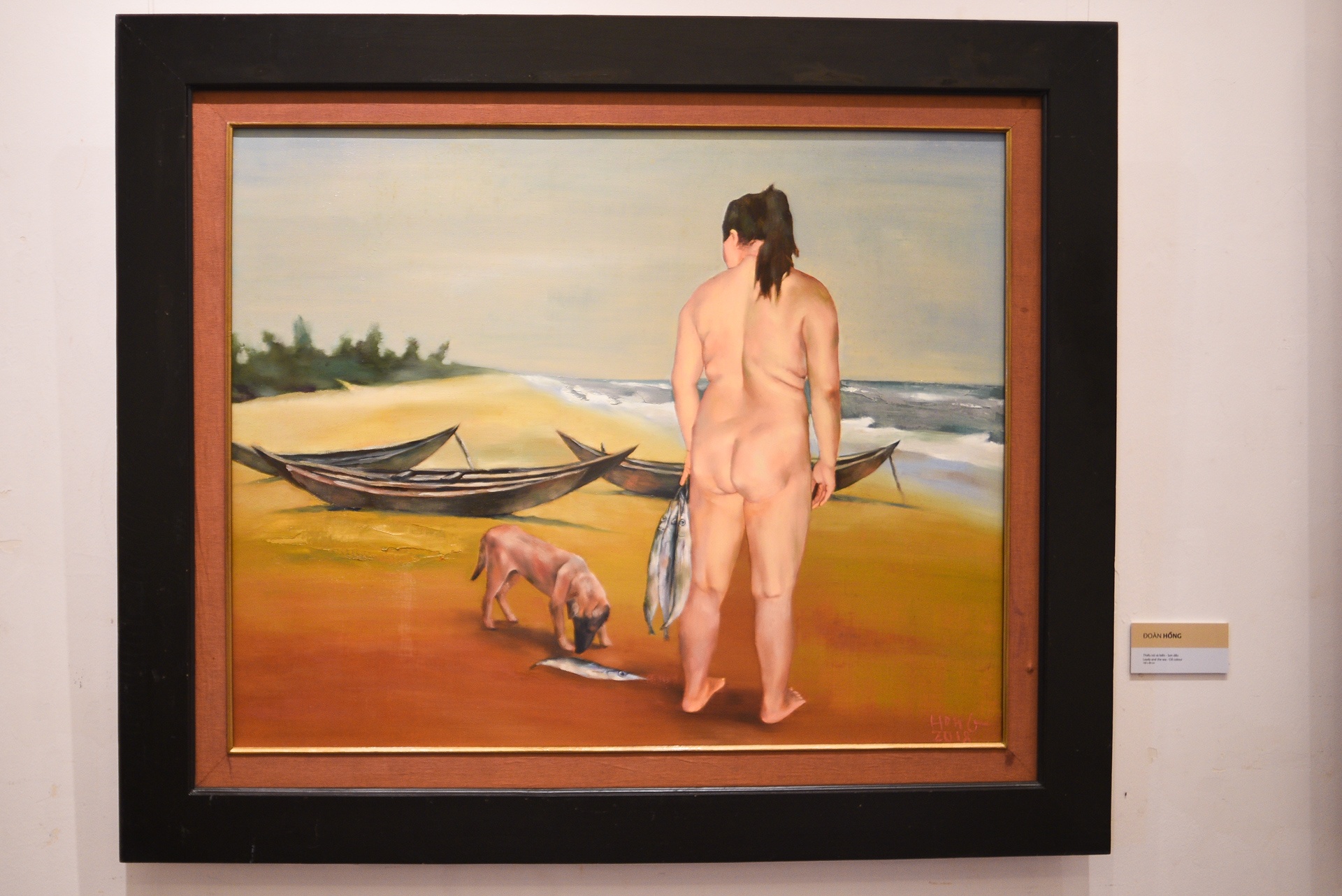 Trien lam tranh khoa than tai Ha Noi anh 5