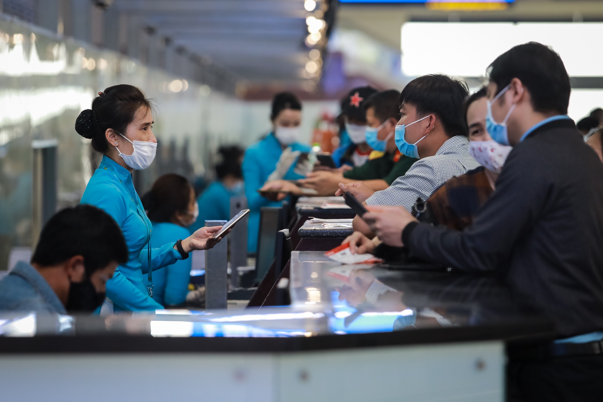San bay dong duc sau khi tang chuyen bay noi dia hinh anh