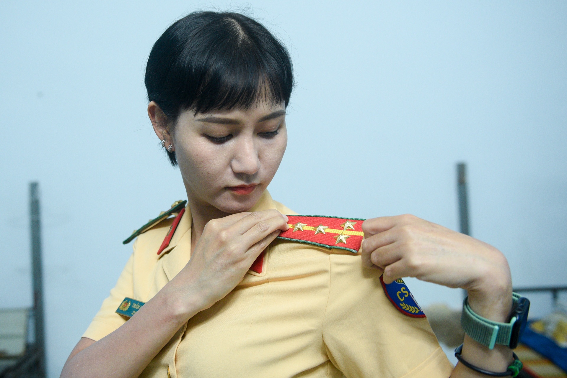 Nu canh sat giao thong anh 5