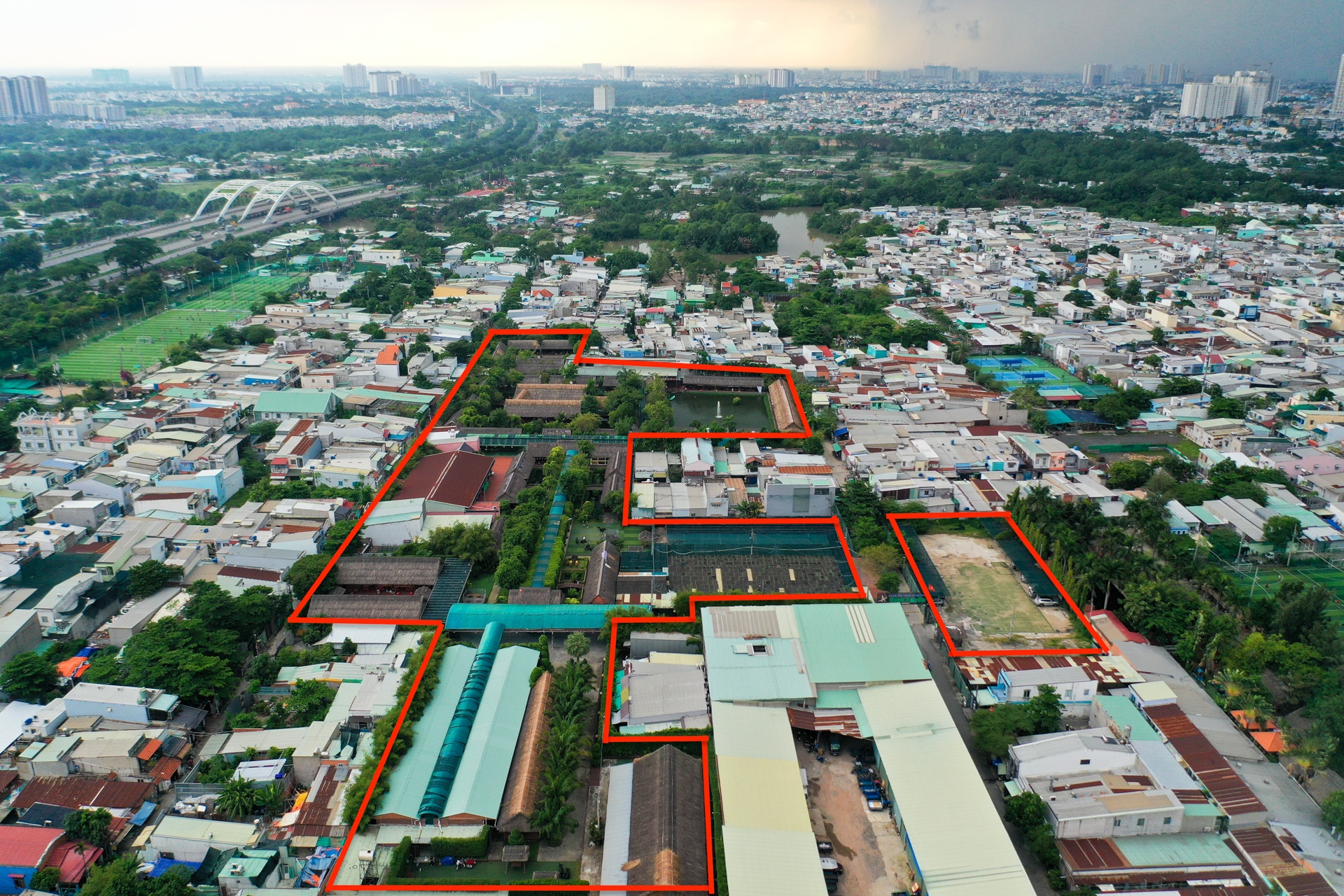 Khu am thuc sinh thai Binh Xuyen xay dung trai phep anh 1