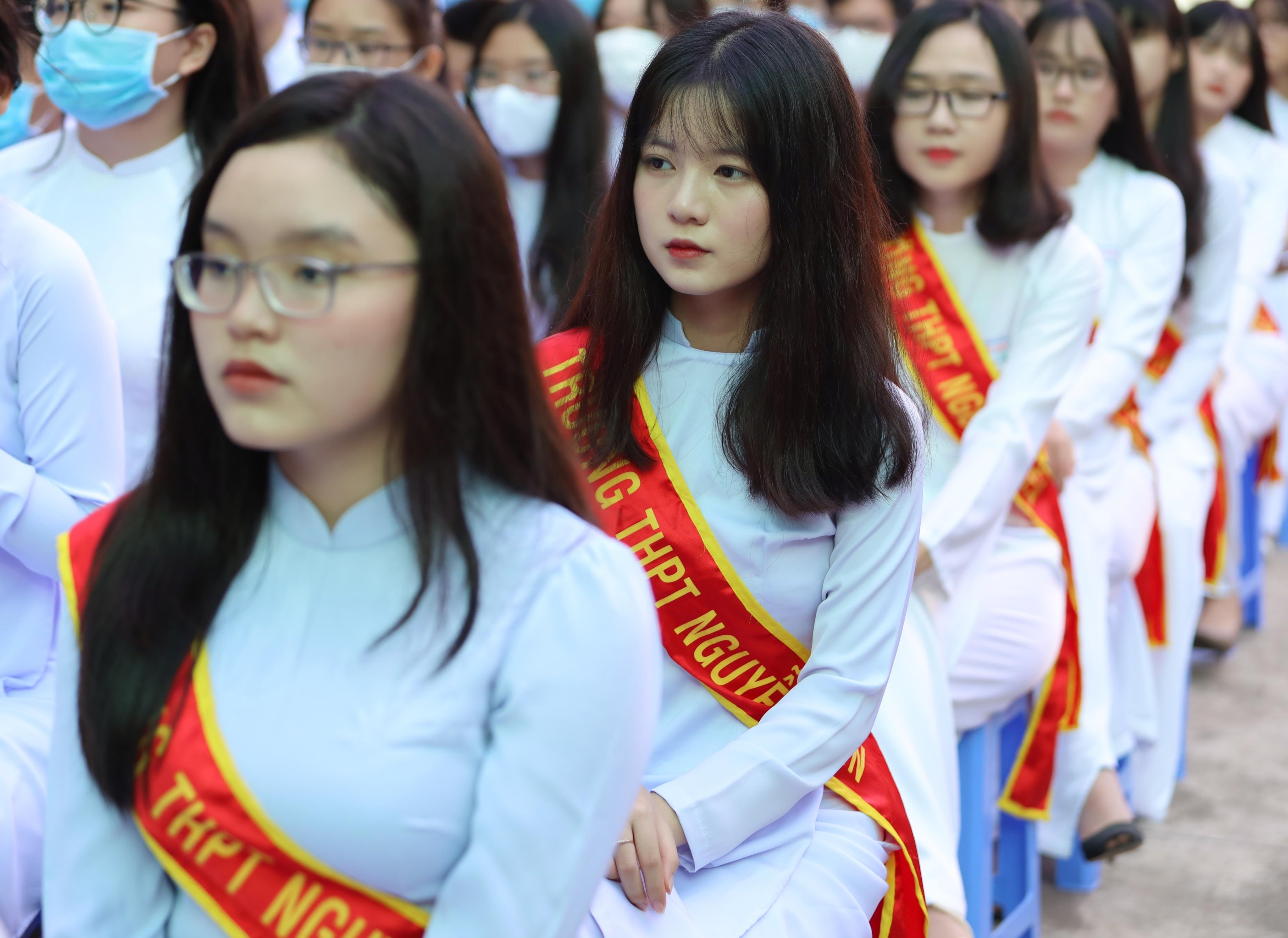 nữ sinh TP.HCM khai giảng 2020 ảnh 8 nu sinh TP.HCM khai giang 2020 anh 8