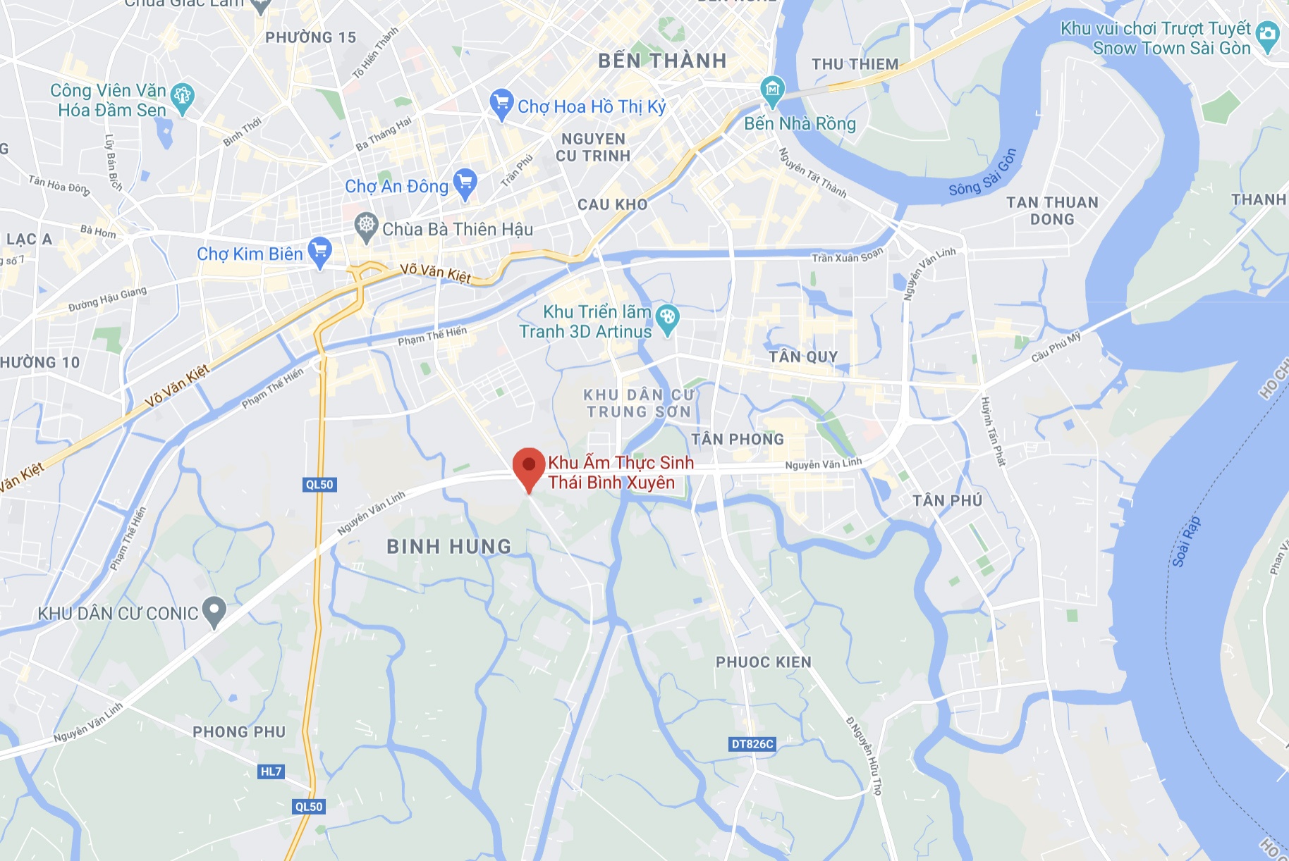 Khu am thuc sinh thai Binh Xuyen xay dung trai phep anh 11