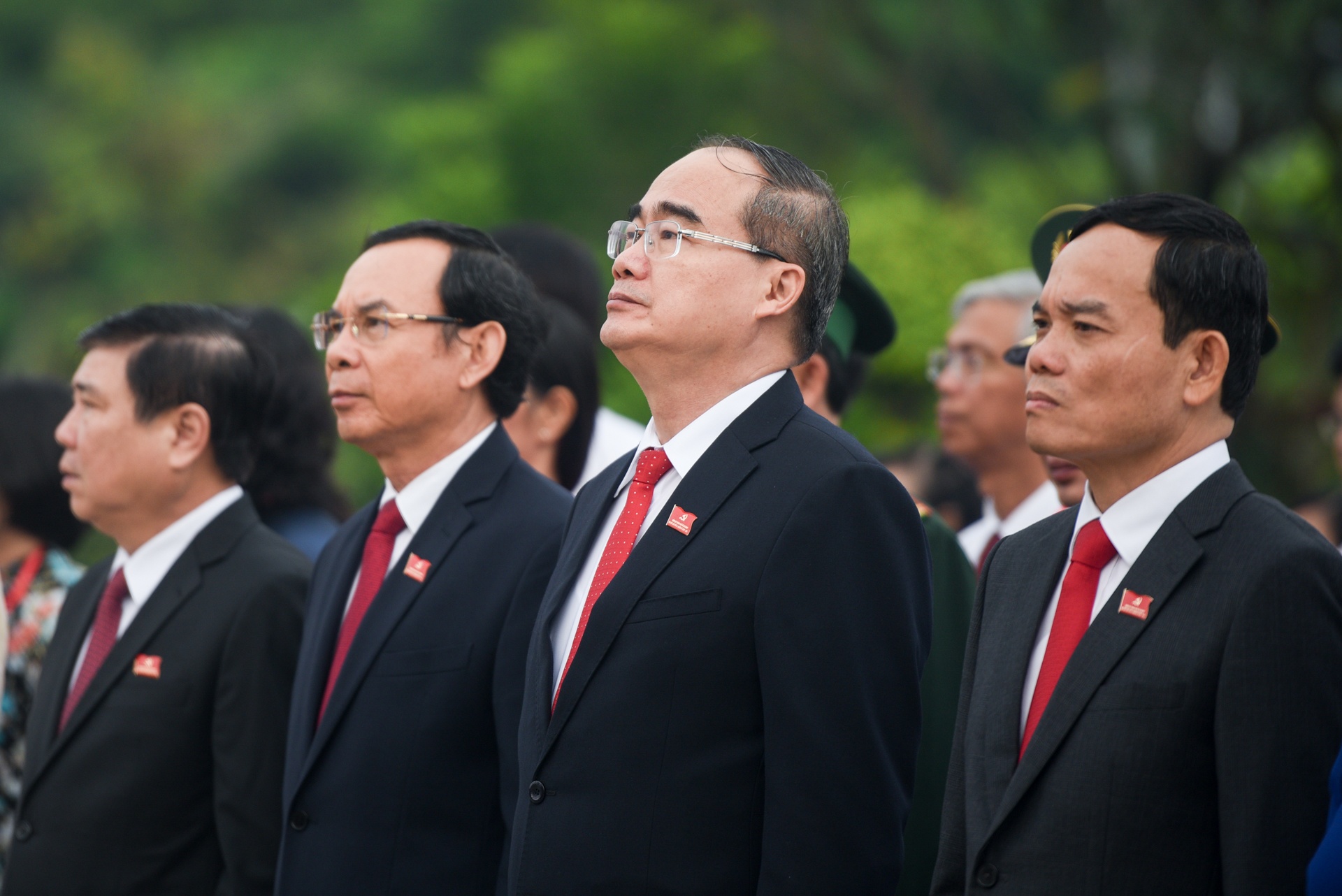 Lanh dao TP.HCM dang huong truoc Dai hoi Dang bo anh 2