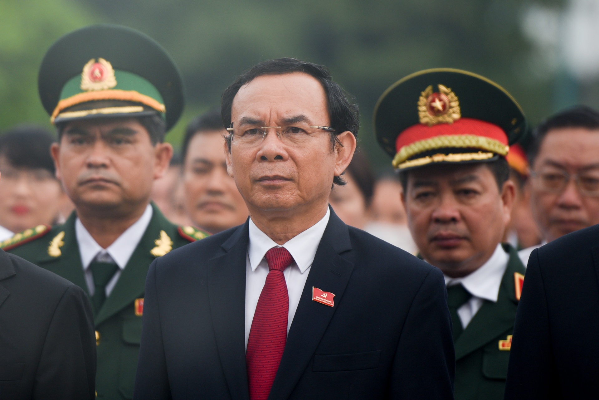 Lanh dao TP.HCM dang huong truoc Dai hoi Dang bo anh 3