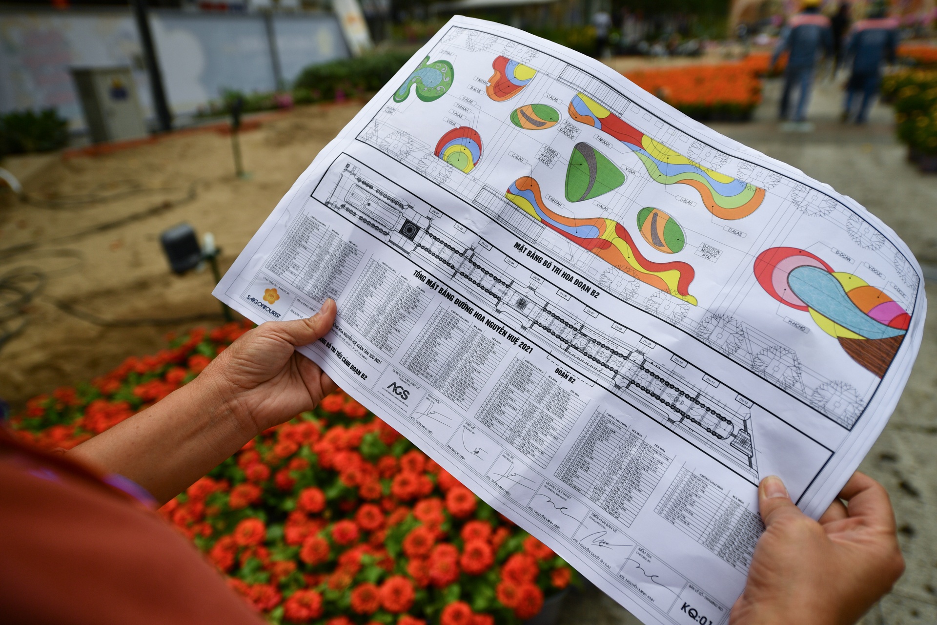 duong hoa Nguyen Hue 2021 anh 5