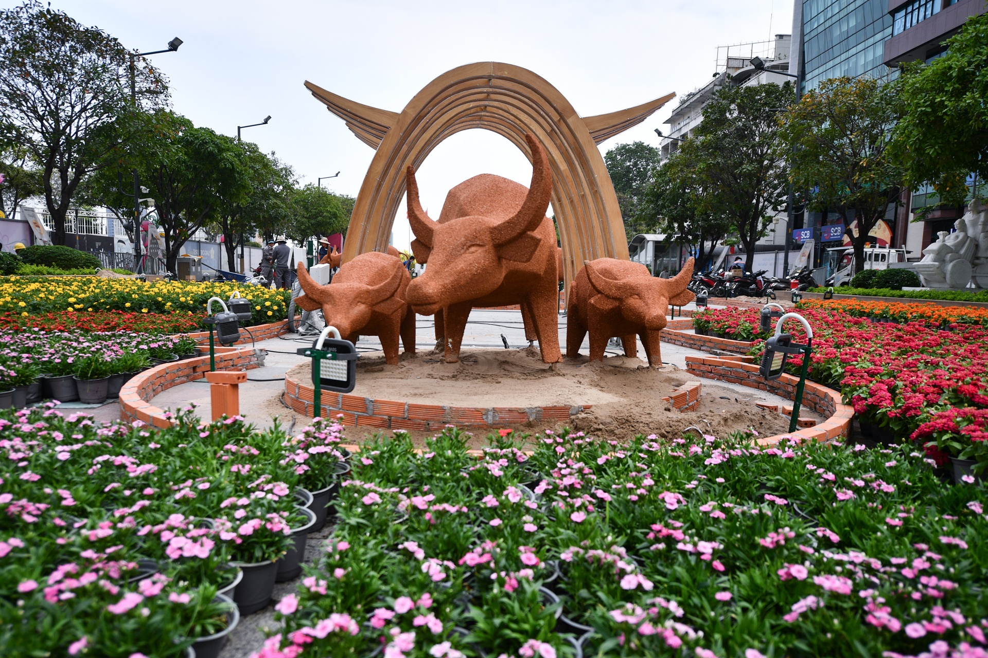 duong hoa Nguyen Hue 2021 anh 5