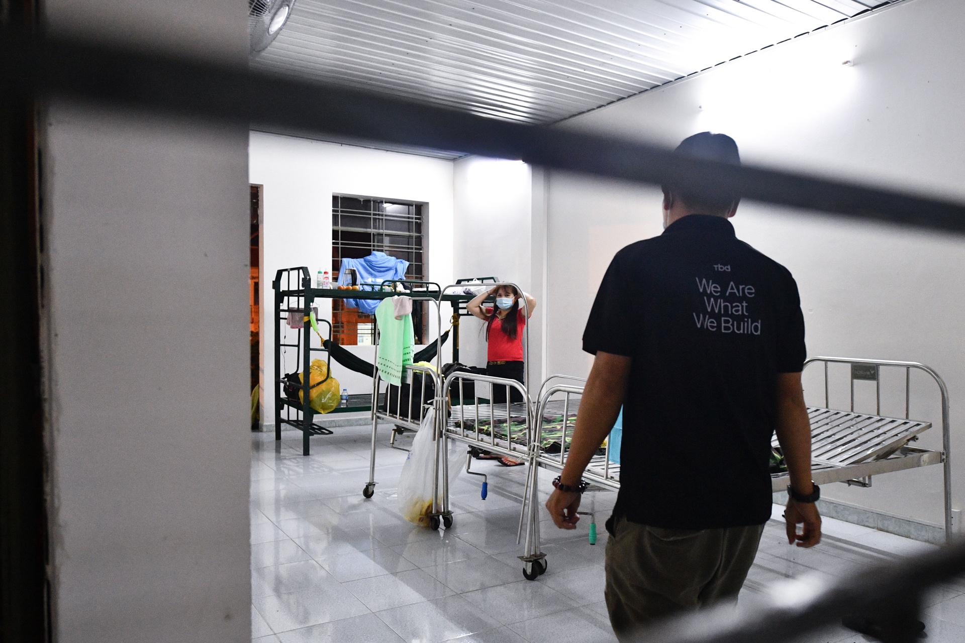 Tết tại khu điều trị Covid-19 TP.HCM ảnh 5 Tet tai khu dieu tri Covid-19 TP.HCM anh 5