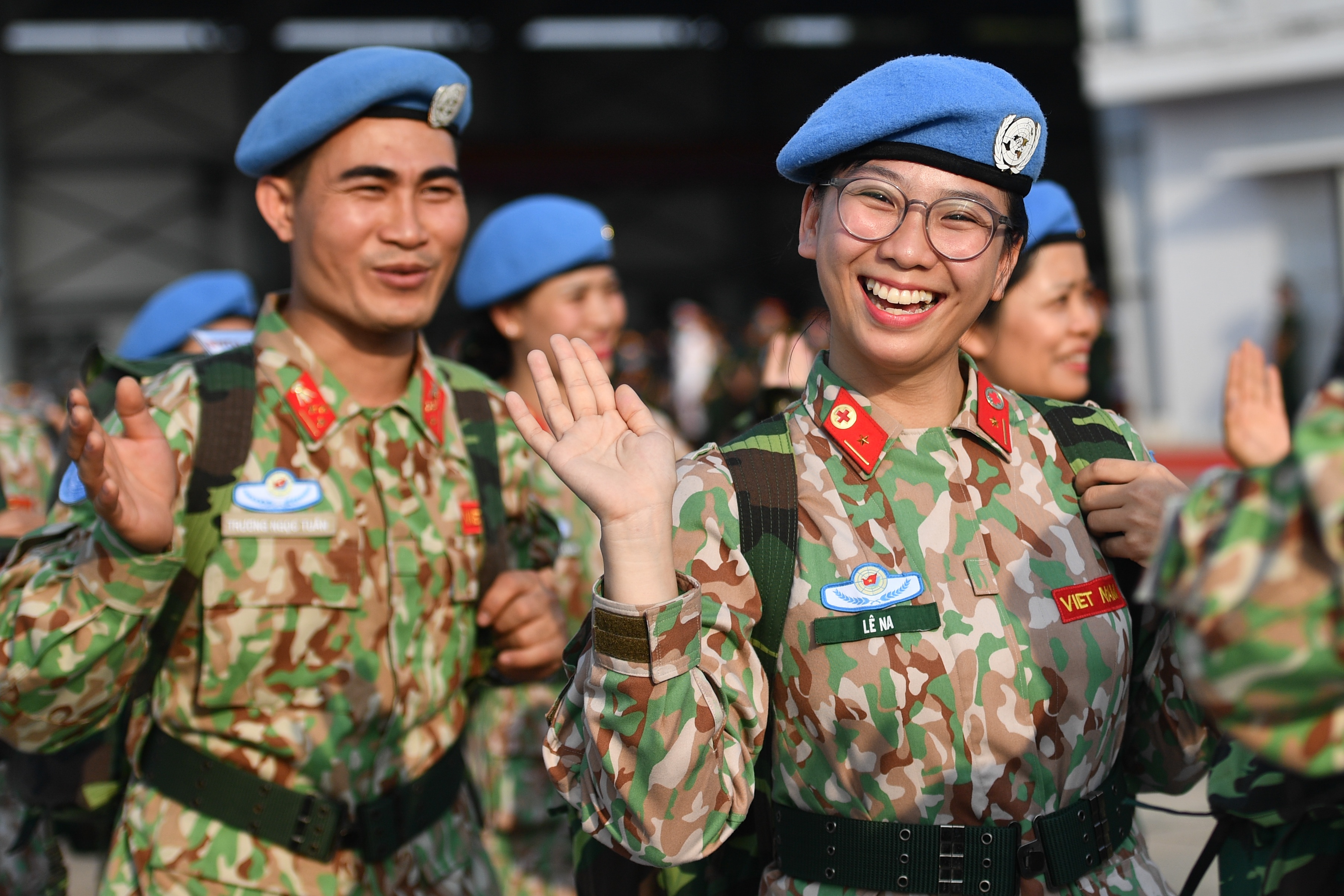 63 y bac si 'mu noi xanh' Viet Nam xuat quan sang Nam Sudan hinh anh