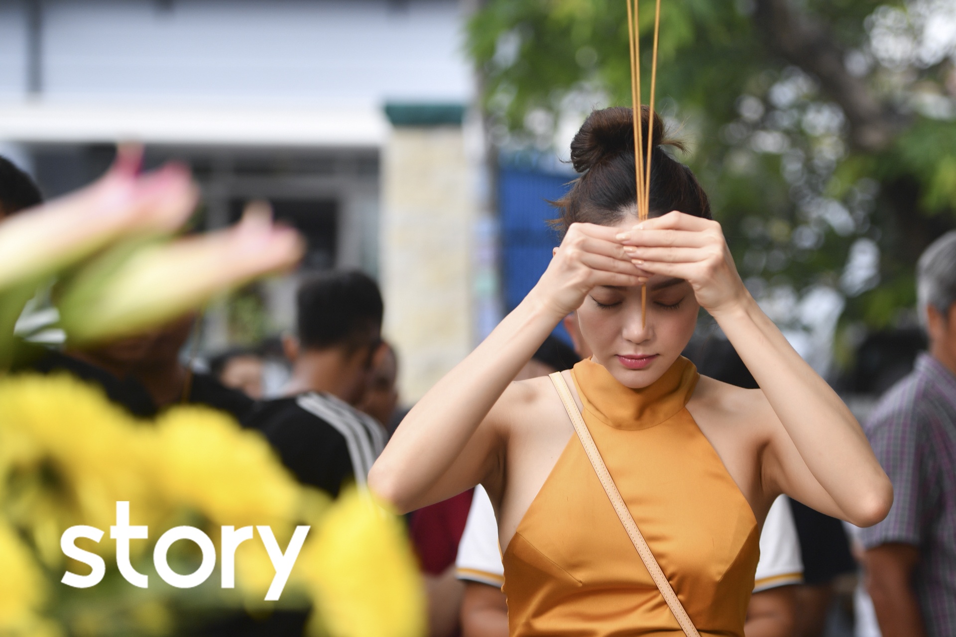 Mot ngay cua Minh Hang va be Bu Tot tren phim truong hinh anh