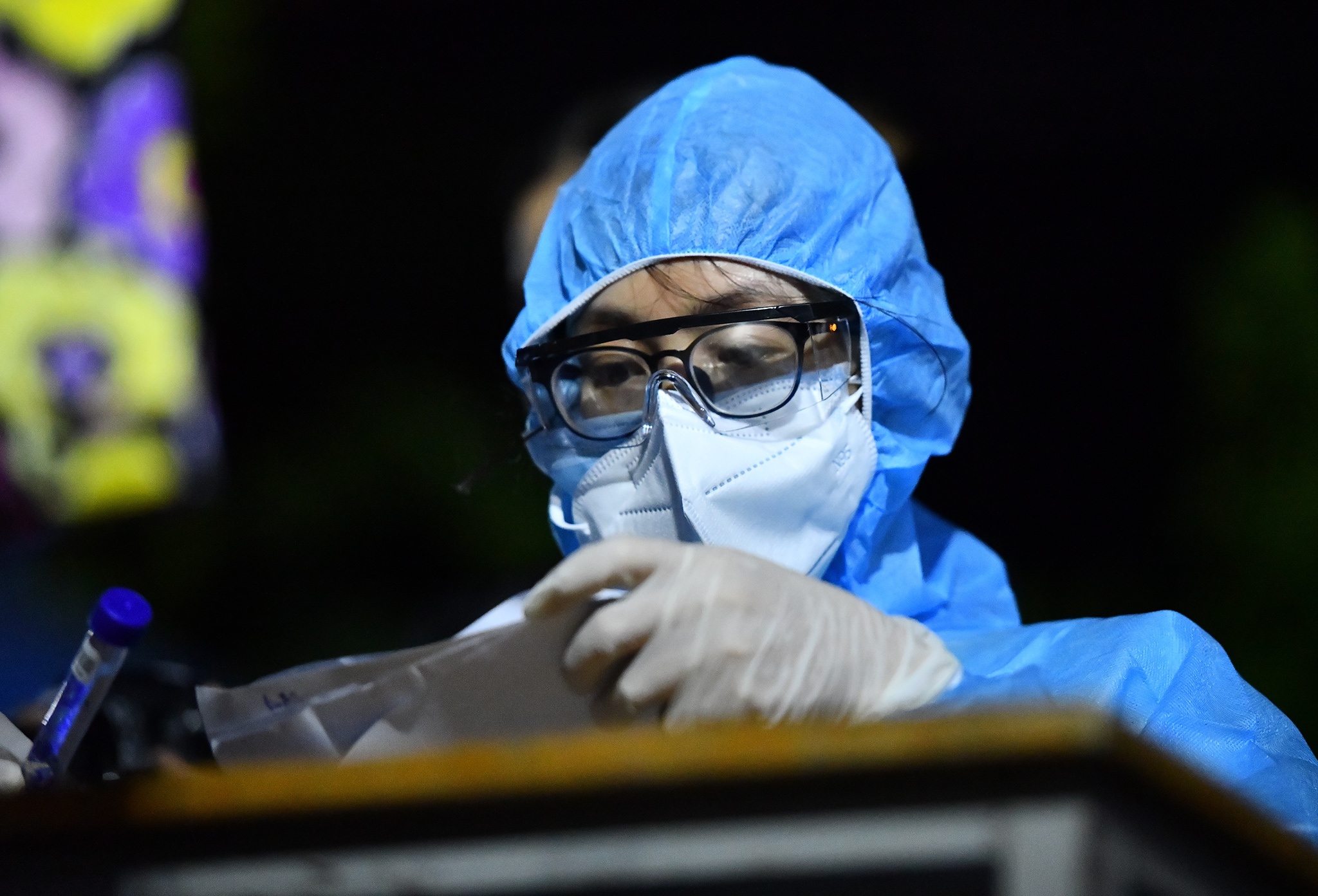 Xét nghiệm 50.000 người ở Gò Vấp ảnh 16 Xet nghiem 50.000 nguoi o Go Vap anh 16