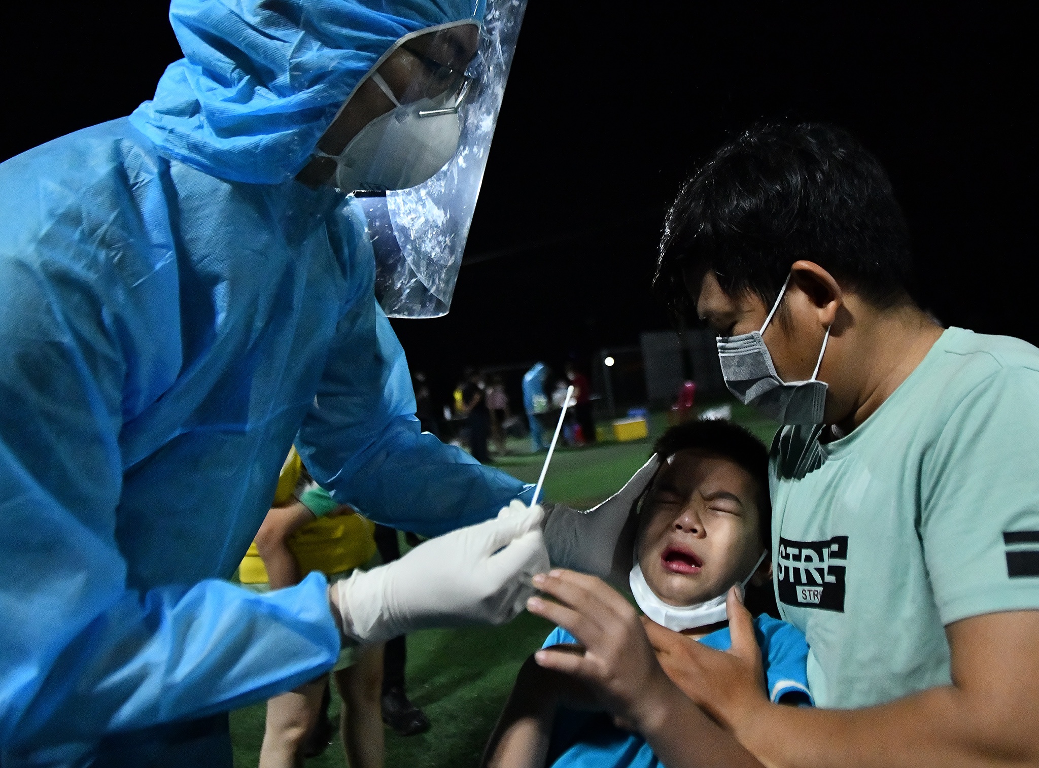 Xét nghiệm 50.000 người ở Gò Vấp ảnh 4 Xet nghiem 50.000 nguoi o Go Vap anh 4