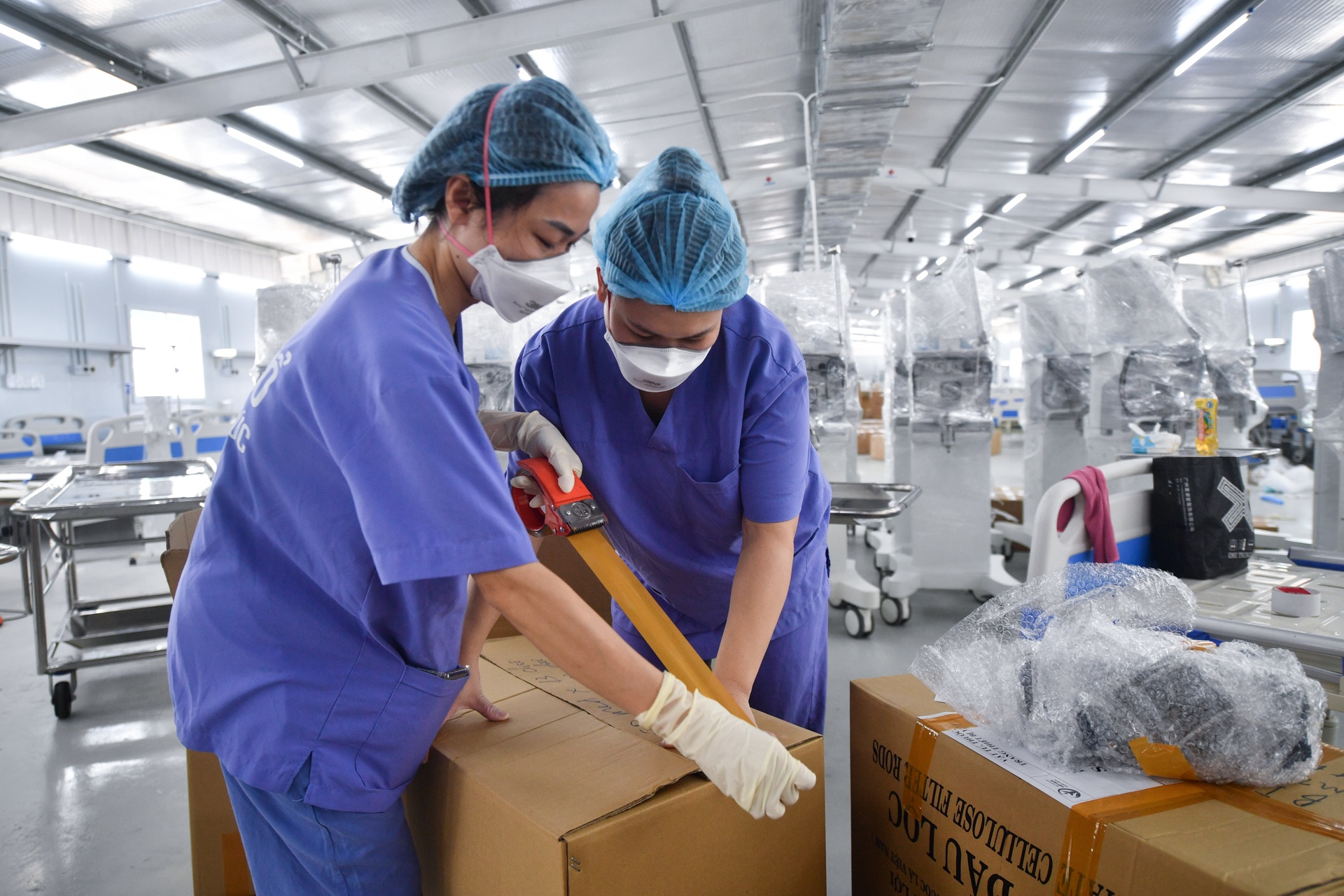 Trung tâm Hồi sức Covid-19 ảnh 11 Trung tam Hoi suc Covid-19 anh 11