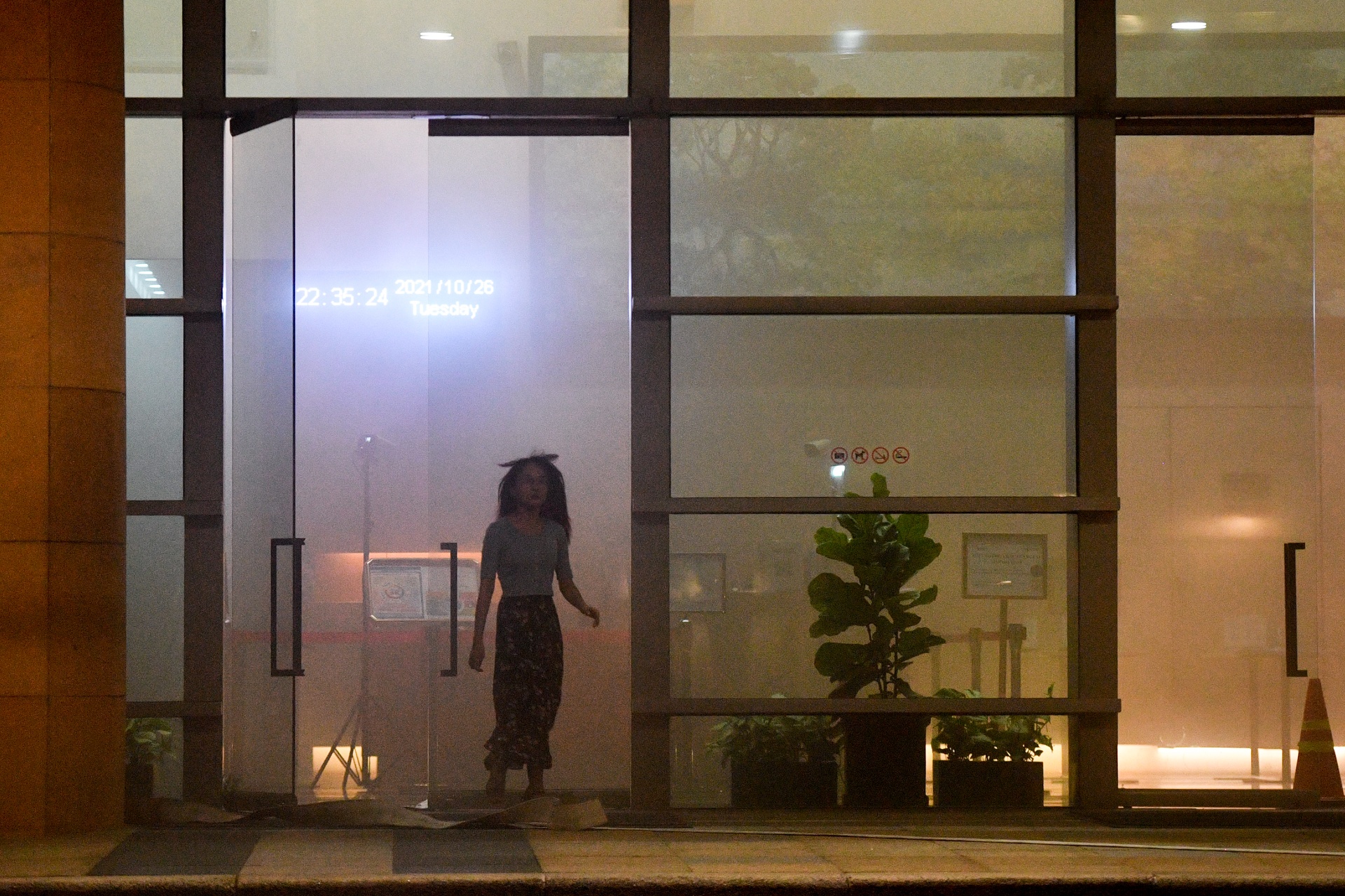 chay toa nha M Plaza anh 1