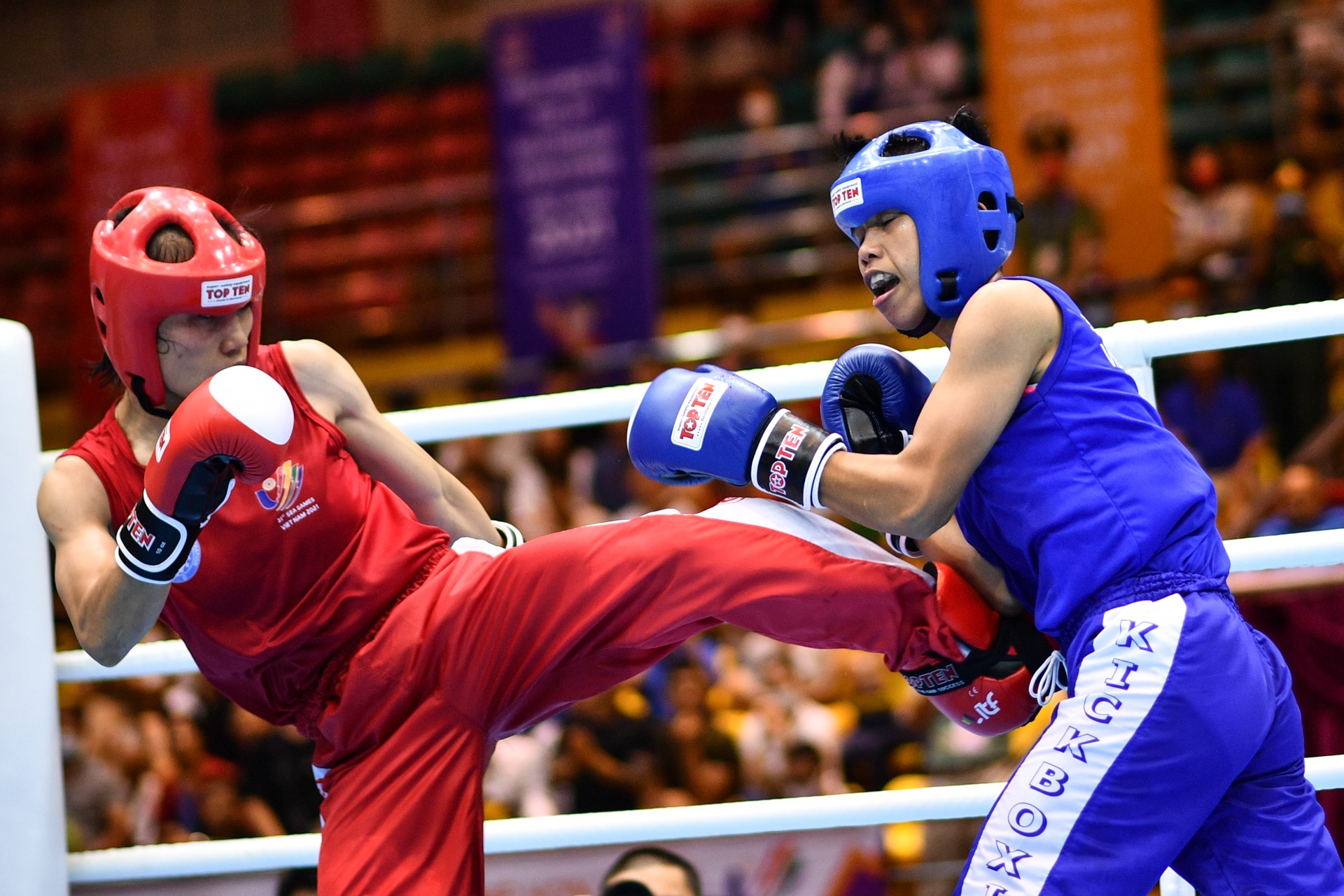 Hang Nga HCV sea games kickboxing anh 8