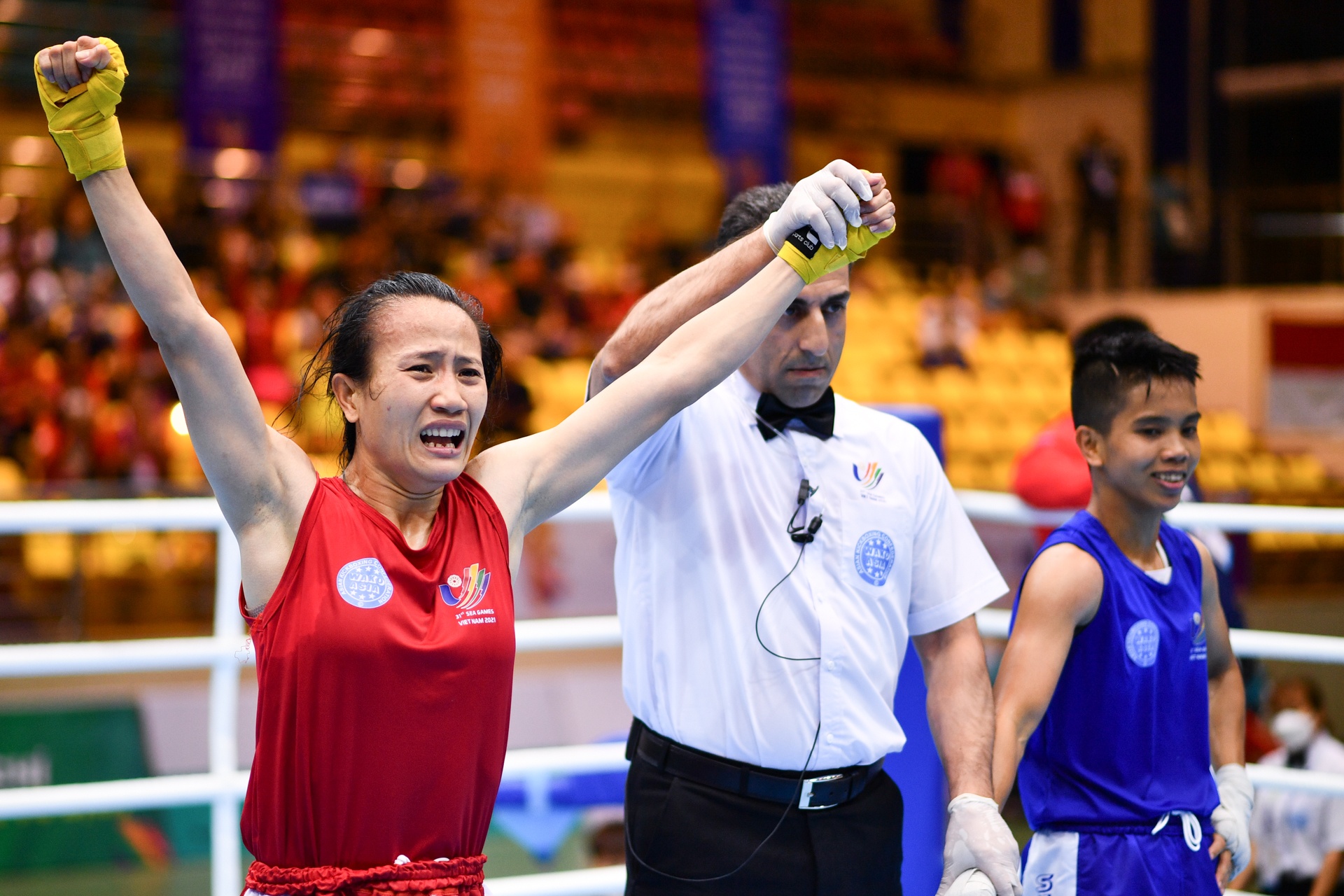 Hang Nga HCV sea games kickboxing anh 1