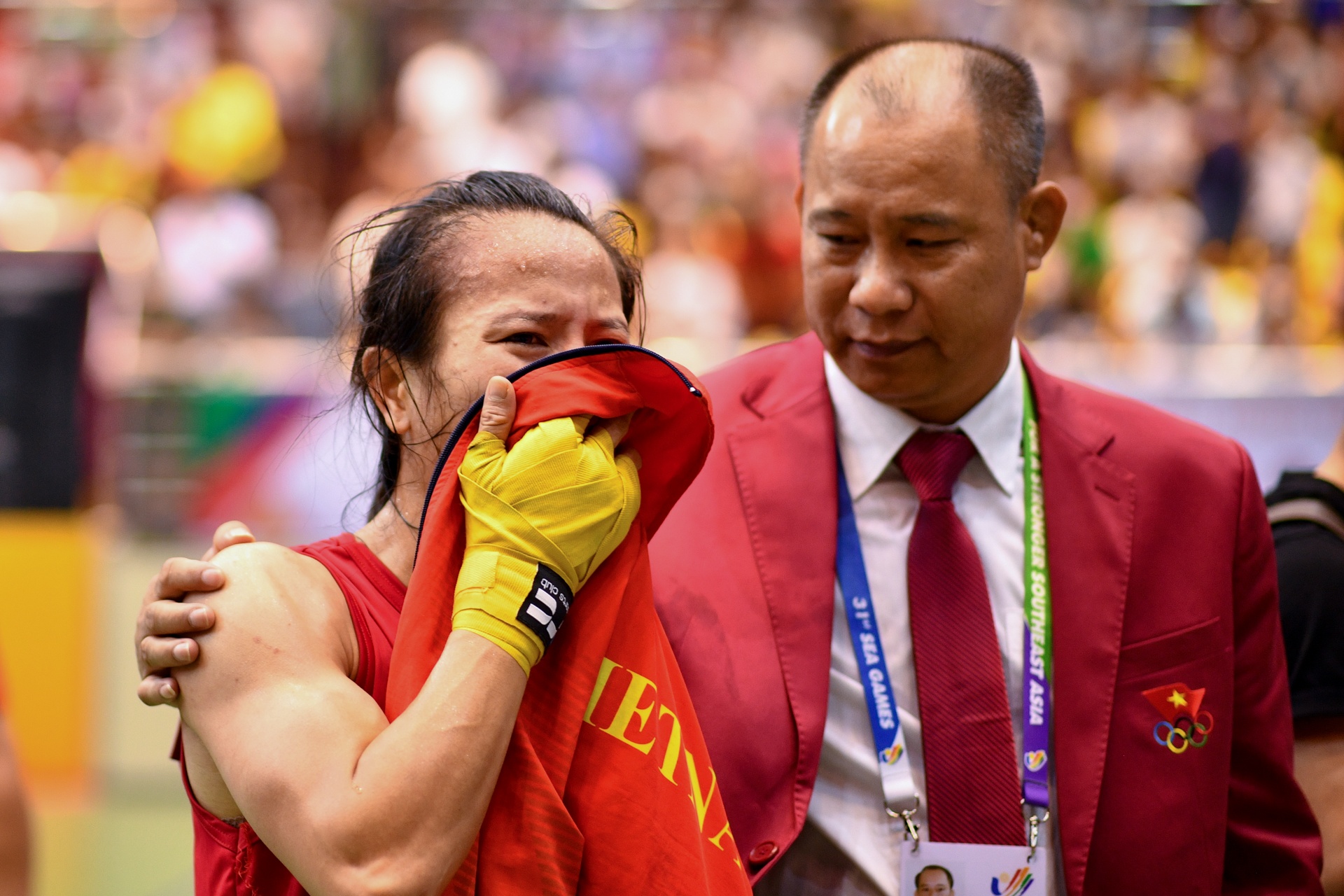 Hang Nga HCV sea games kickboxing anh 3