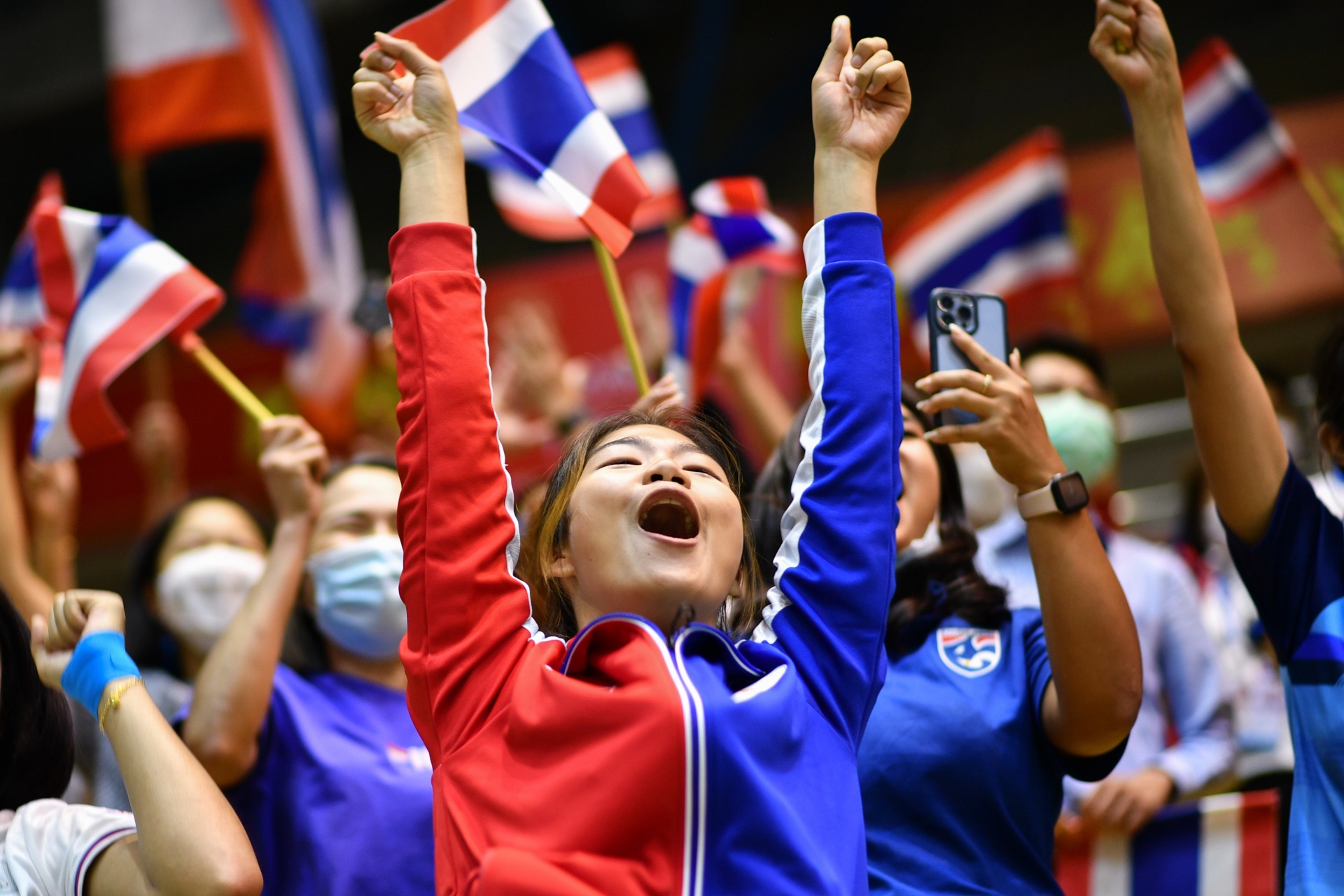 Khan gia Thai Lan, Campuchia khuay dong Nha thi dau Bac Ninh hinh anh