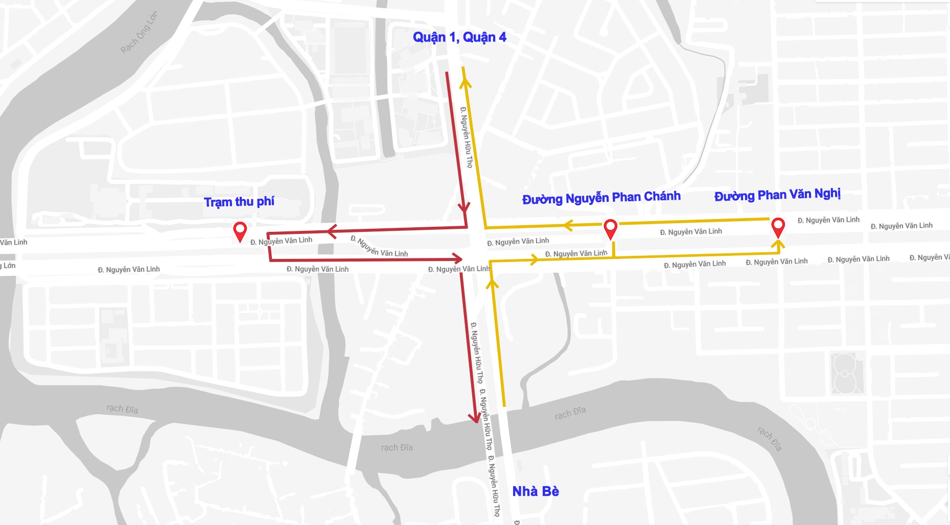 nut giao Nguyen Van Linh,  ham chui anh 3